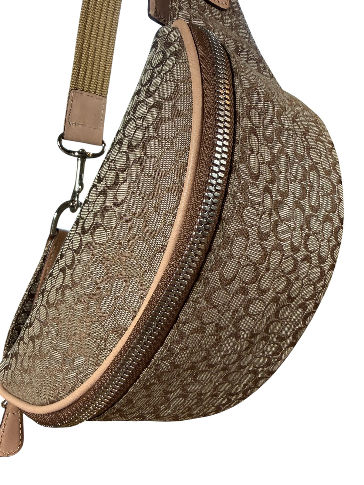 Vintage Coach Signature Jacquard Belt Bag (2006)