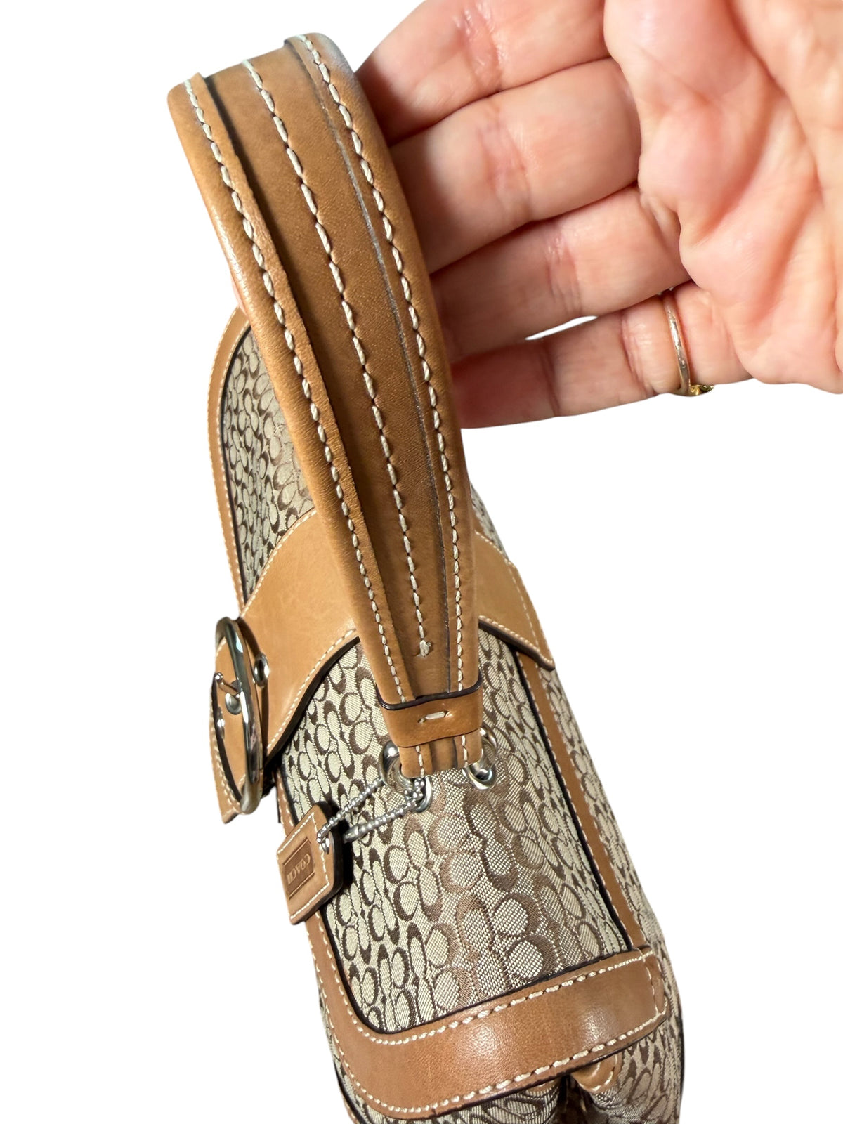 Vintage Coach Soho Signature Buckle Flap Bag (2004)
