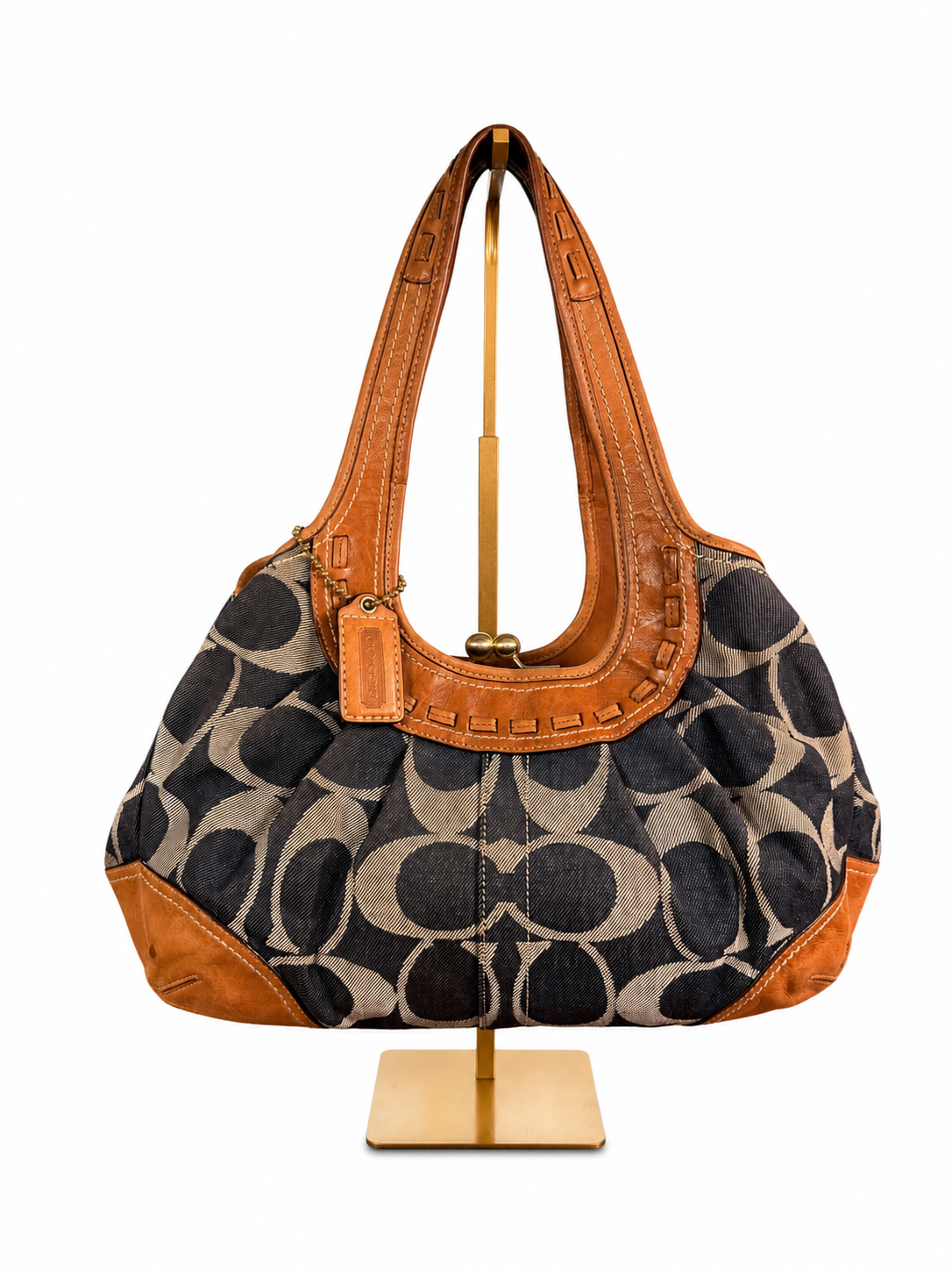Rare Coach Denim Ergo Hobo Bag (2008)