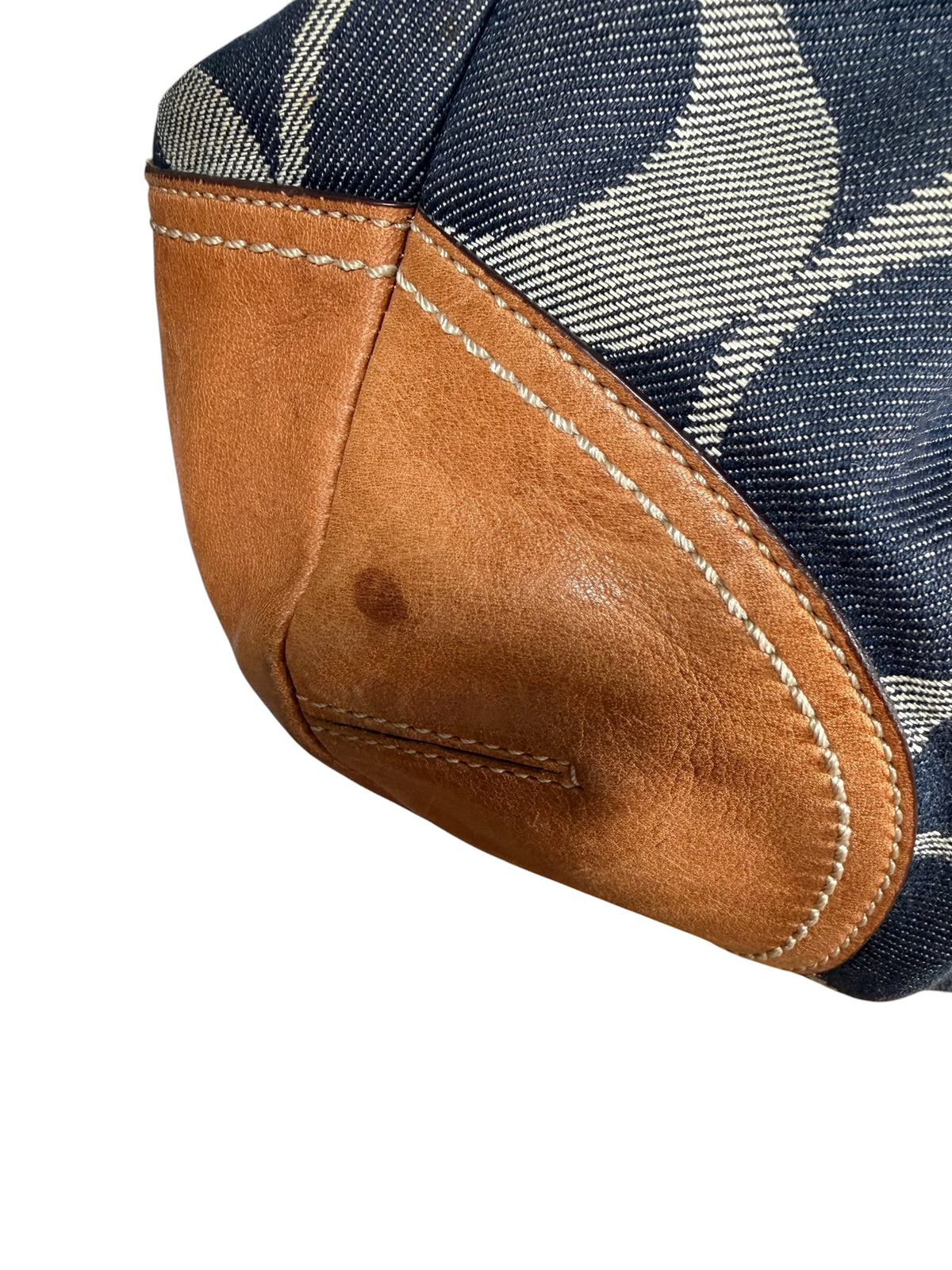 Rare Coach Denim Ergo Hobo Bag (2008)