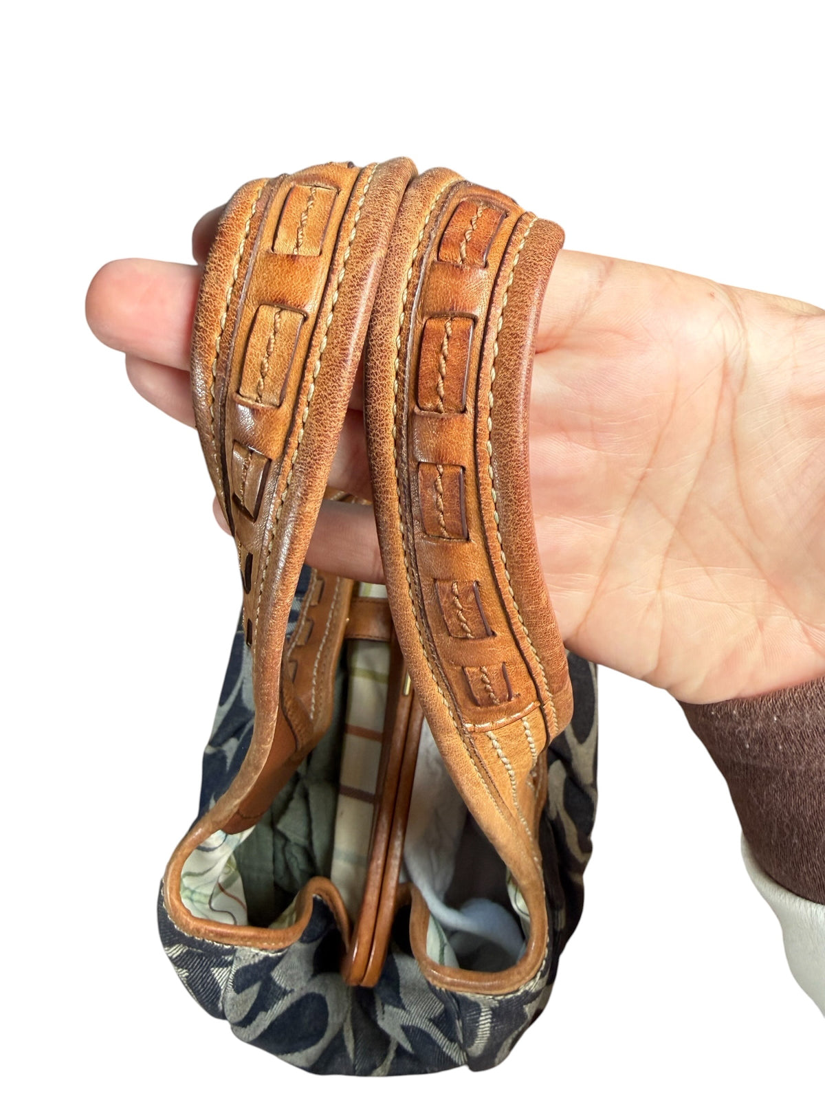 Rare Coach Denim Ergo Hobo Bag (2008)