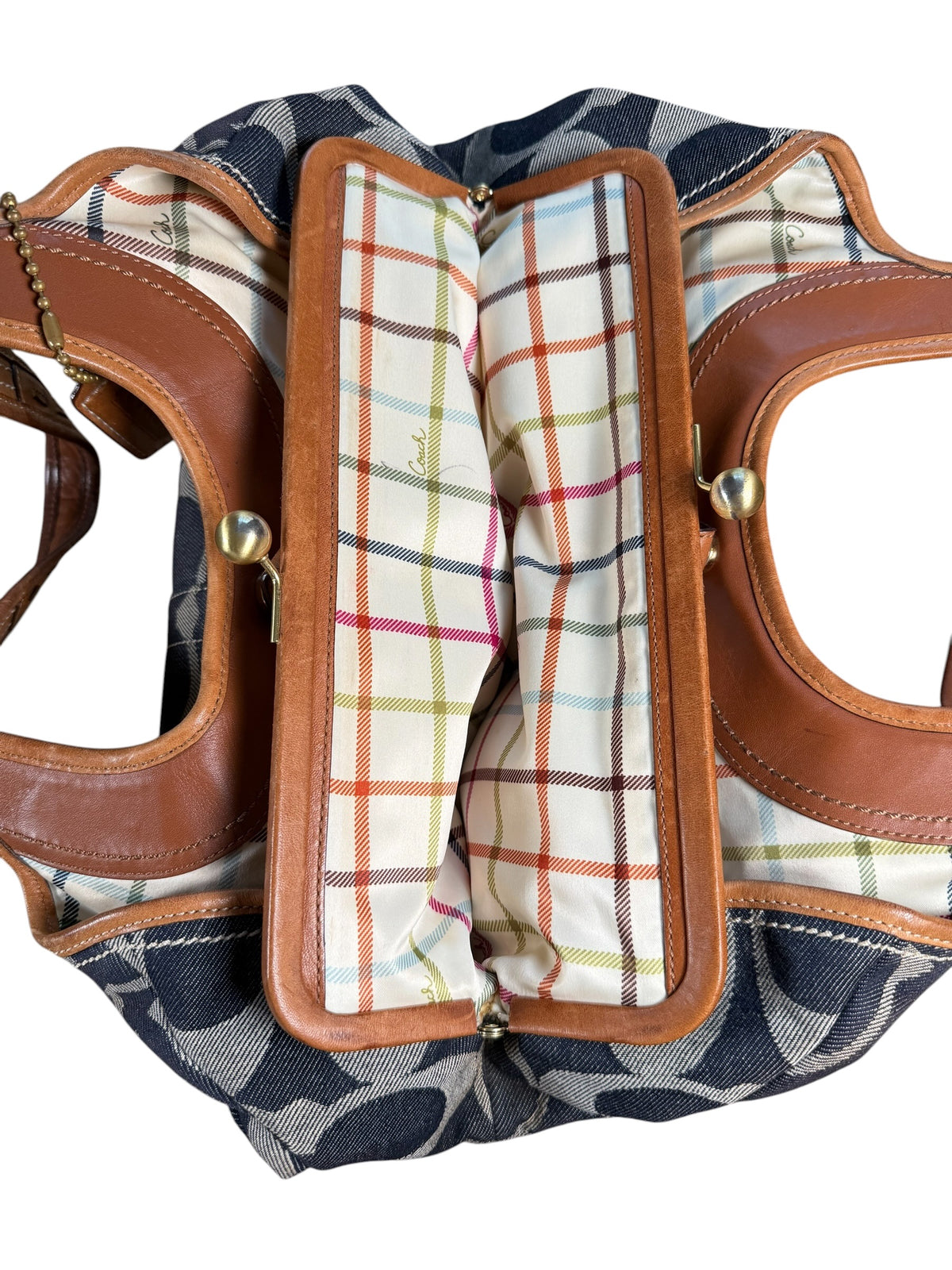 Rare Coach Denim Ergo Hobo Bag (2008)