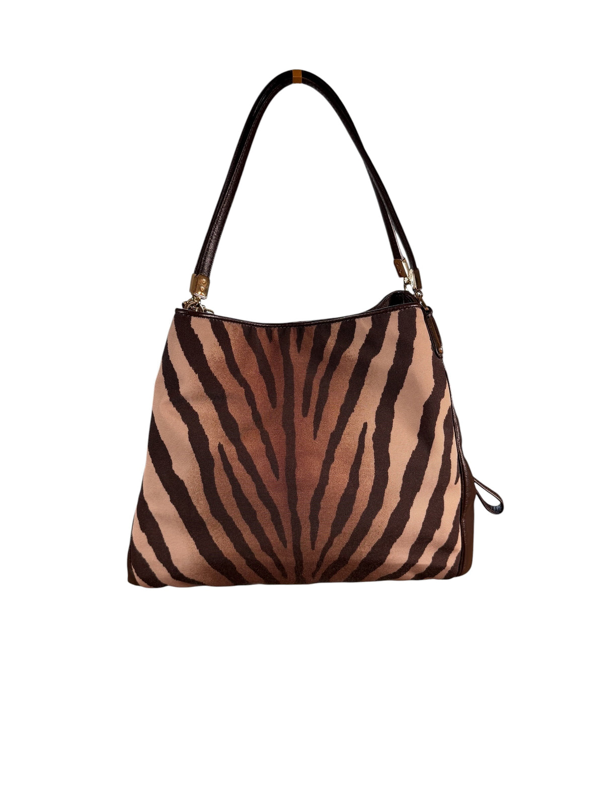 Coach Madison Zebra Print Phoebe Shoulder Bag (2013)