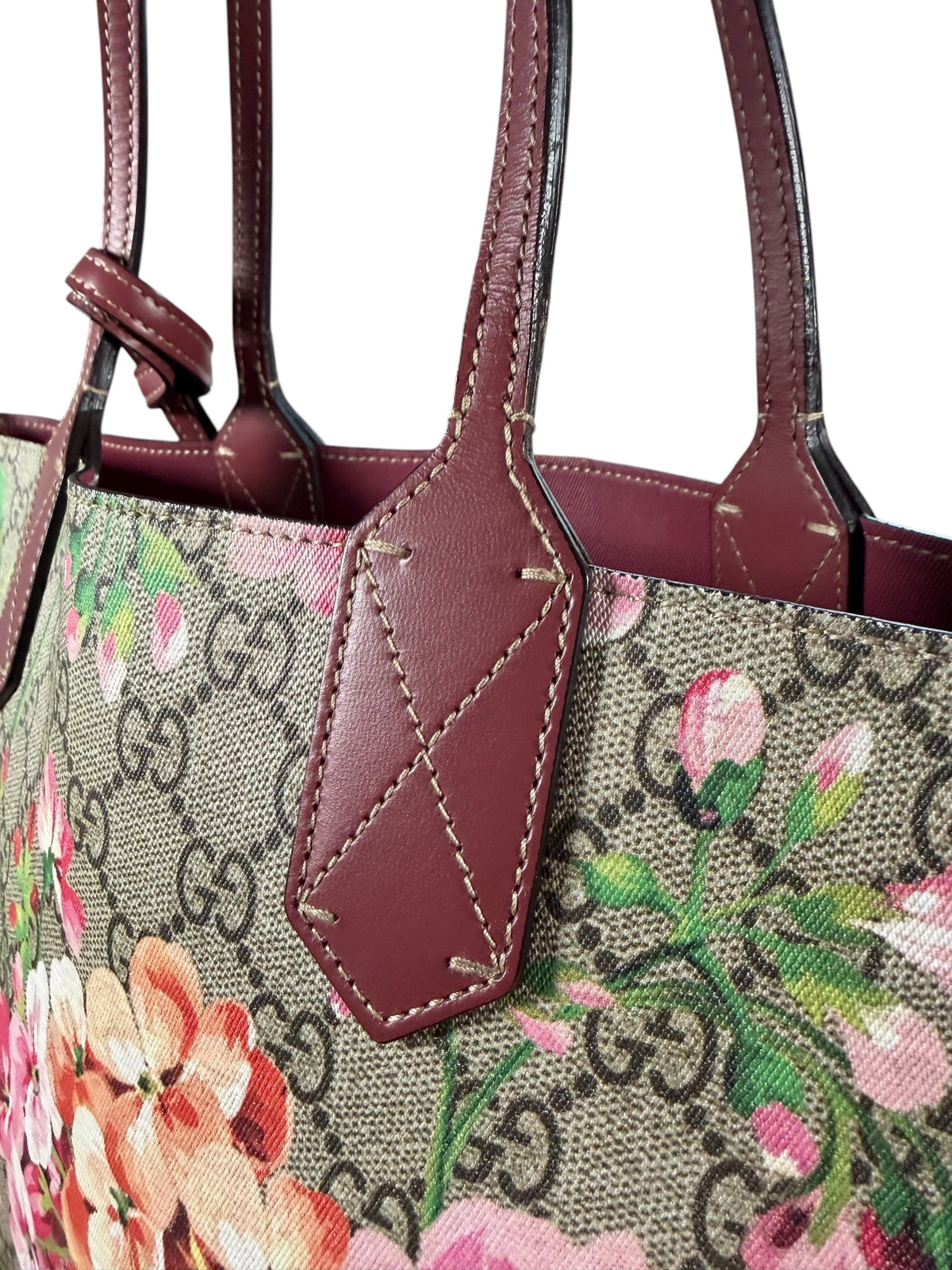 Gucci GG Supreme Blooms Reversible Tote Bag (2016)
