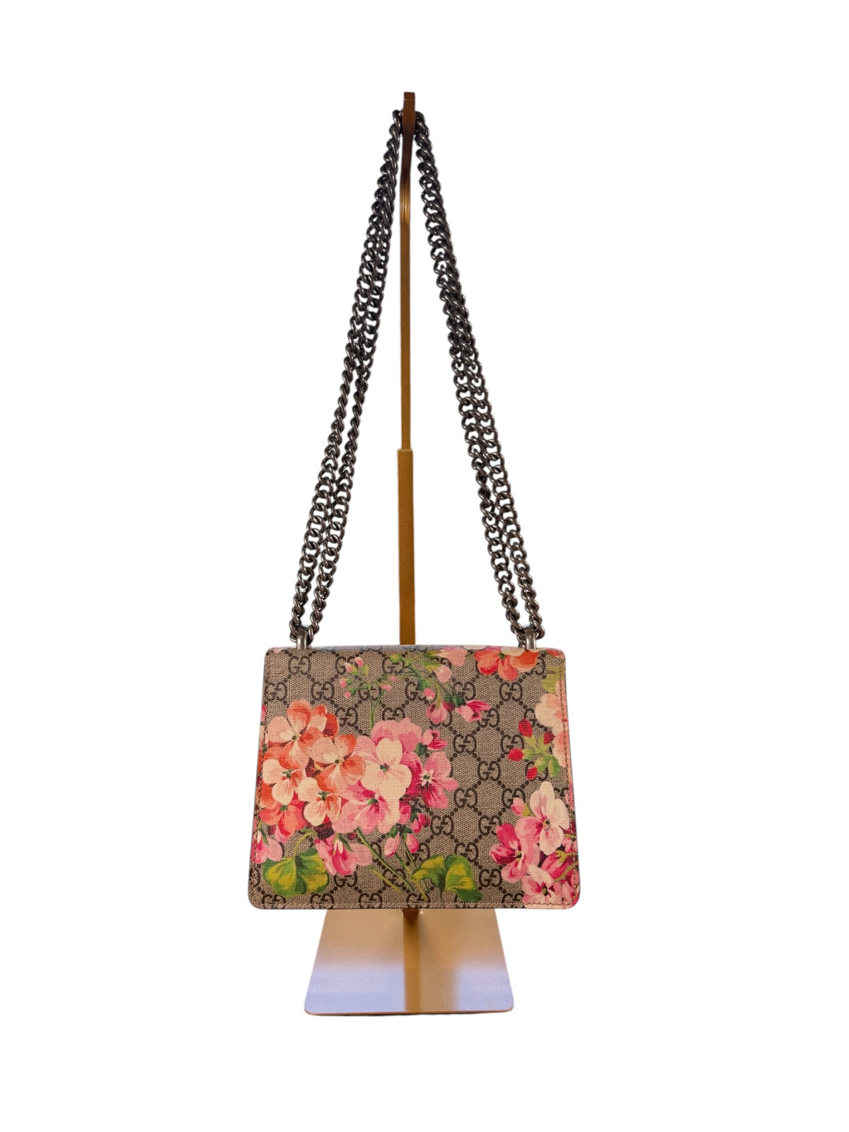 Gucci Dionysus Mini Blooms GG Supreme Monogram Bag
