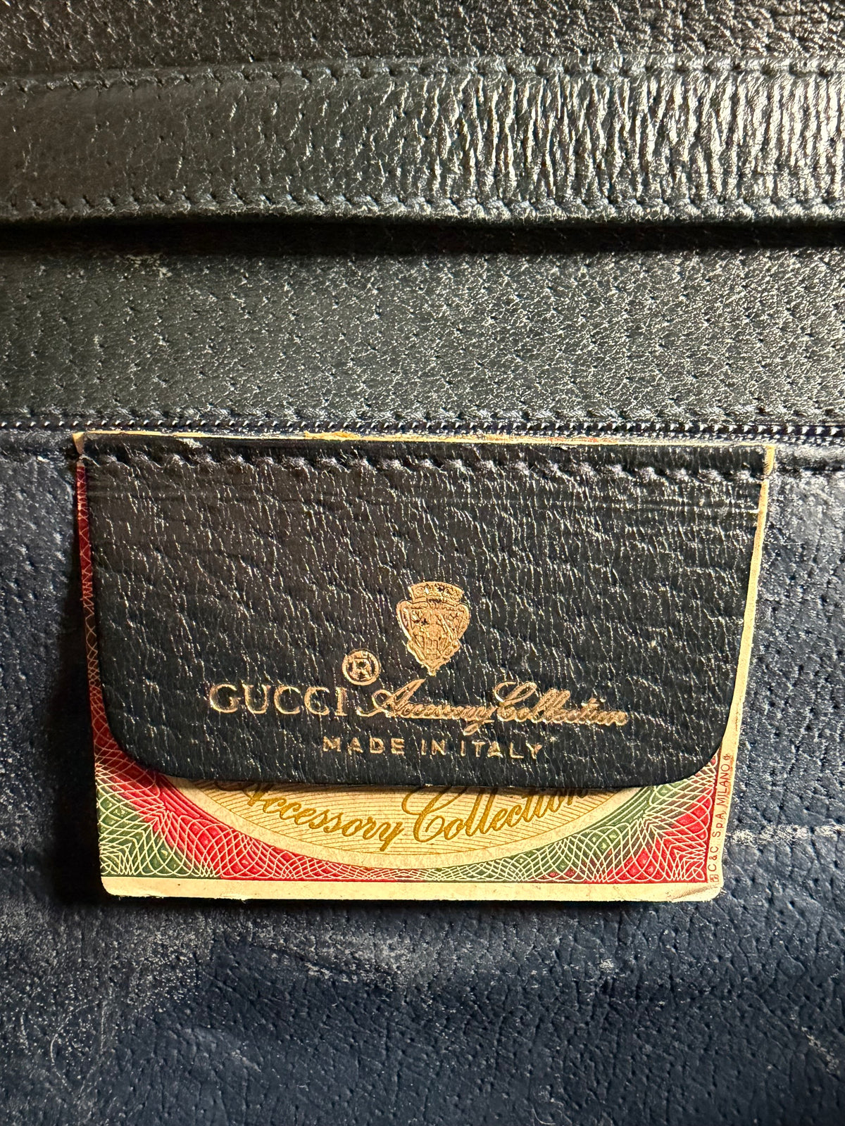 Vintage Gucci Crossbody Shoulder Bag/Clutch (1980s)