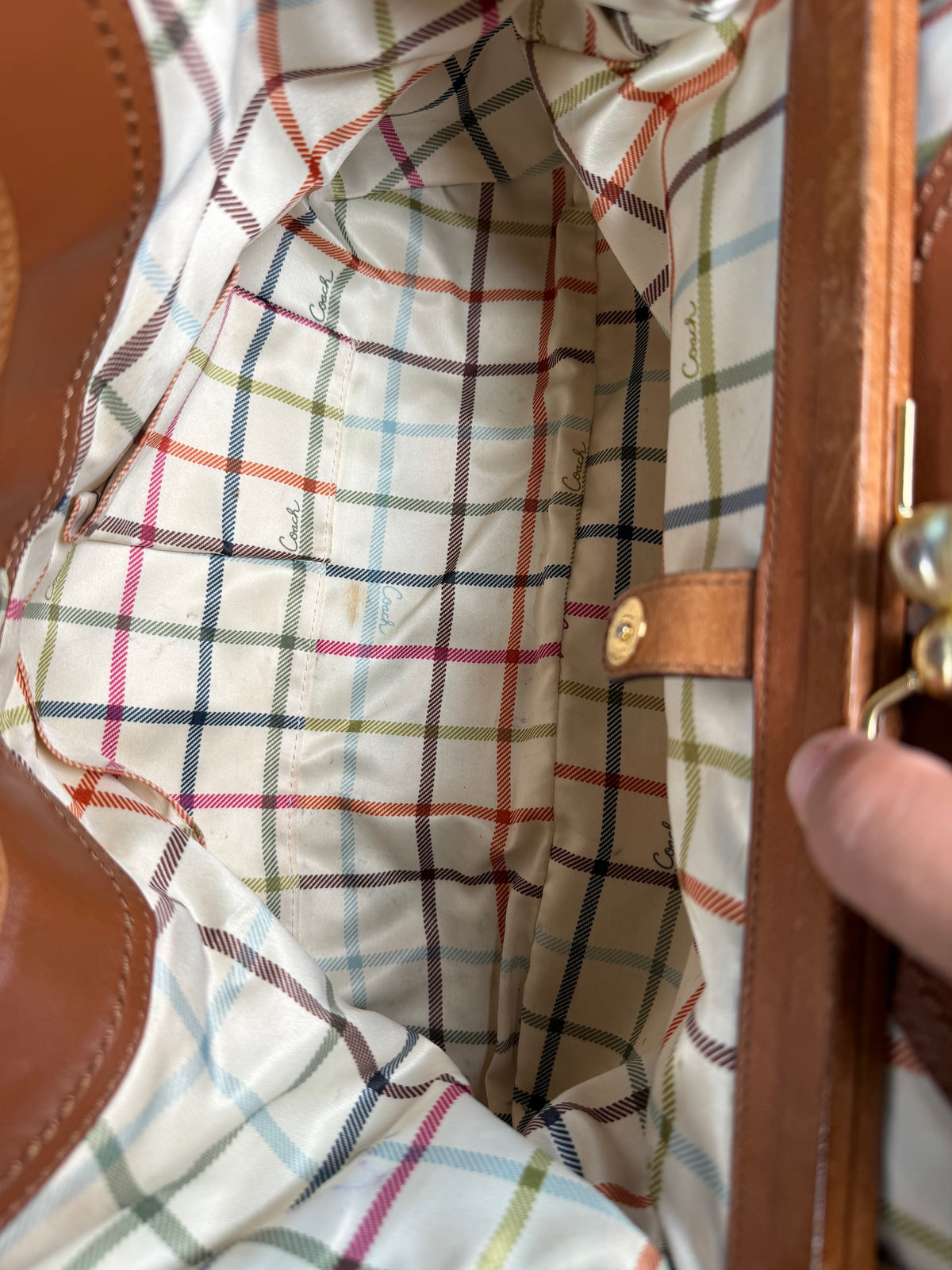 Rare Coach Denim Ergo Hobo Bag (2008)