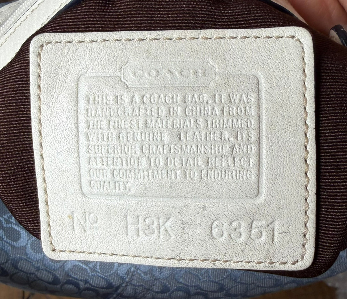 Vintage Coach Soho Mini Signature Hobo Shoulder Bag (2003)