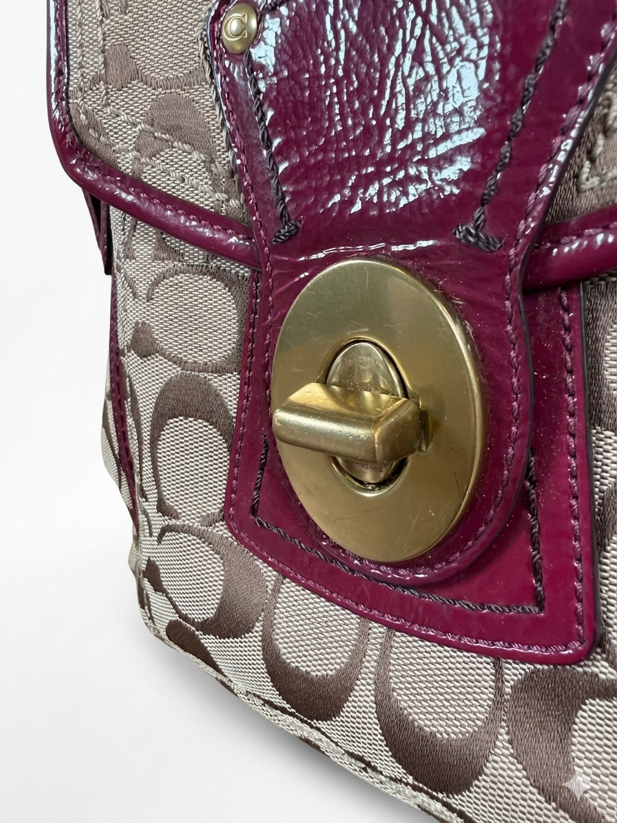 Coach Legacy 65th Anniversary Signature Turnlock Leather Shoulder Bag (2008)