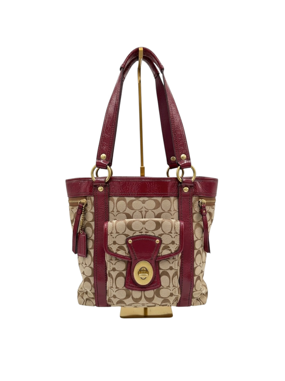 Coach Legacy 65th Anniversary Signature Turnlock Leather Shoulder Bag (2008)