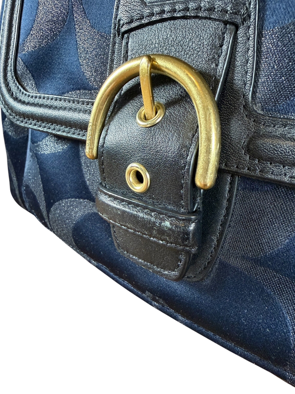Coach Signature Metallic Campbell Shoulder Bag (2013)