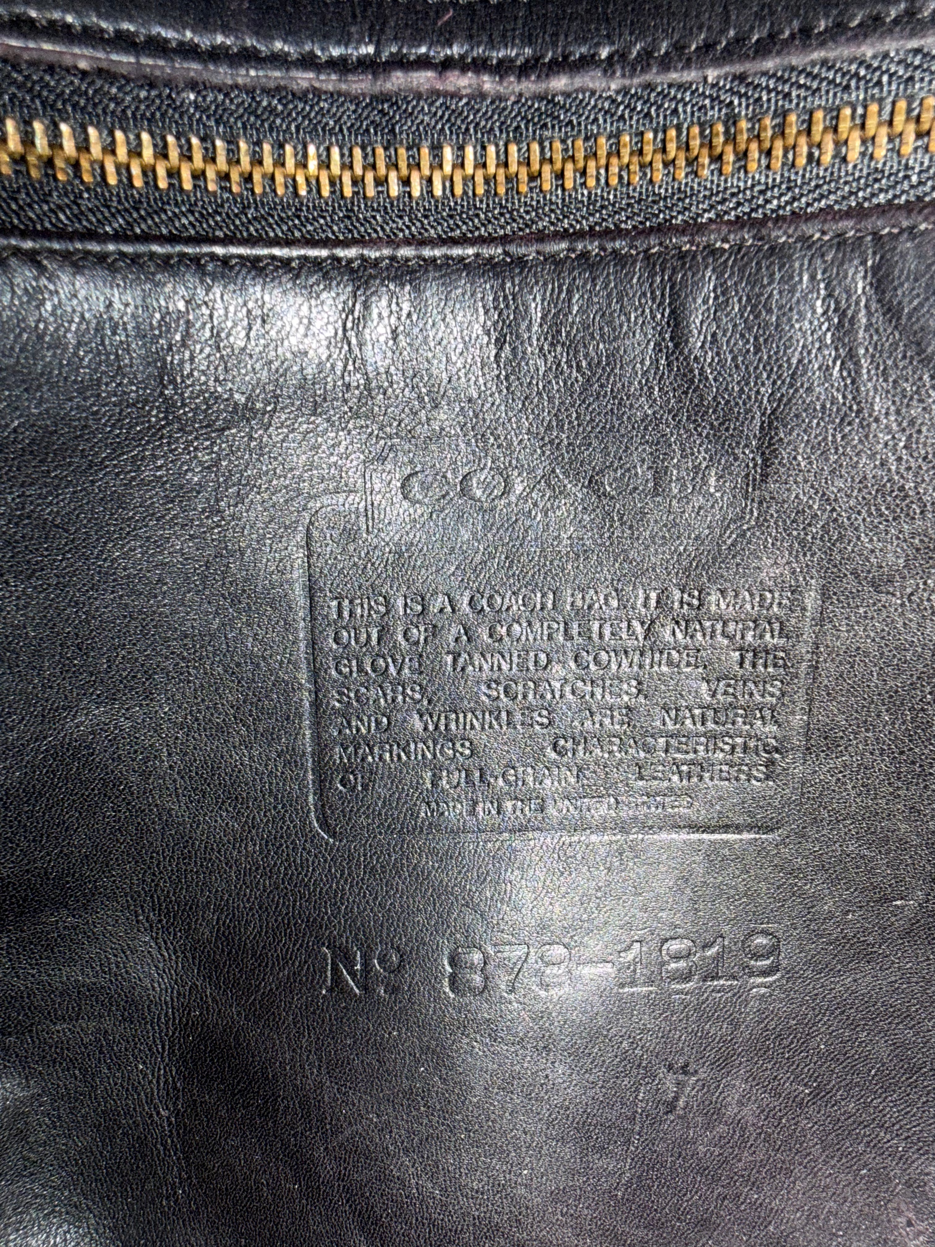 RARE Vintage Coach Paris Flap Bag (1989)