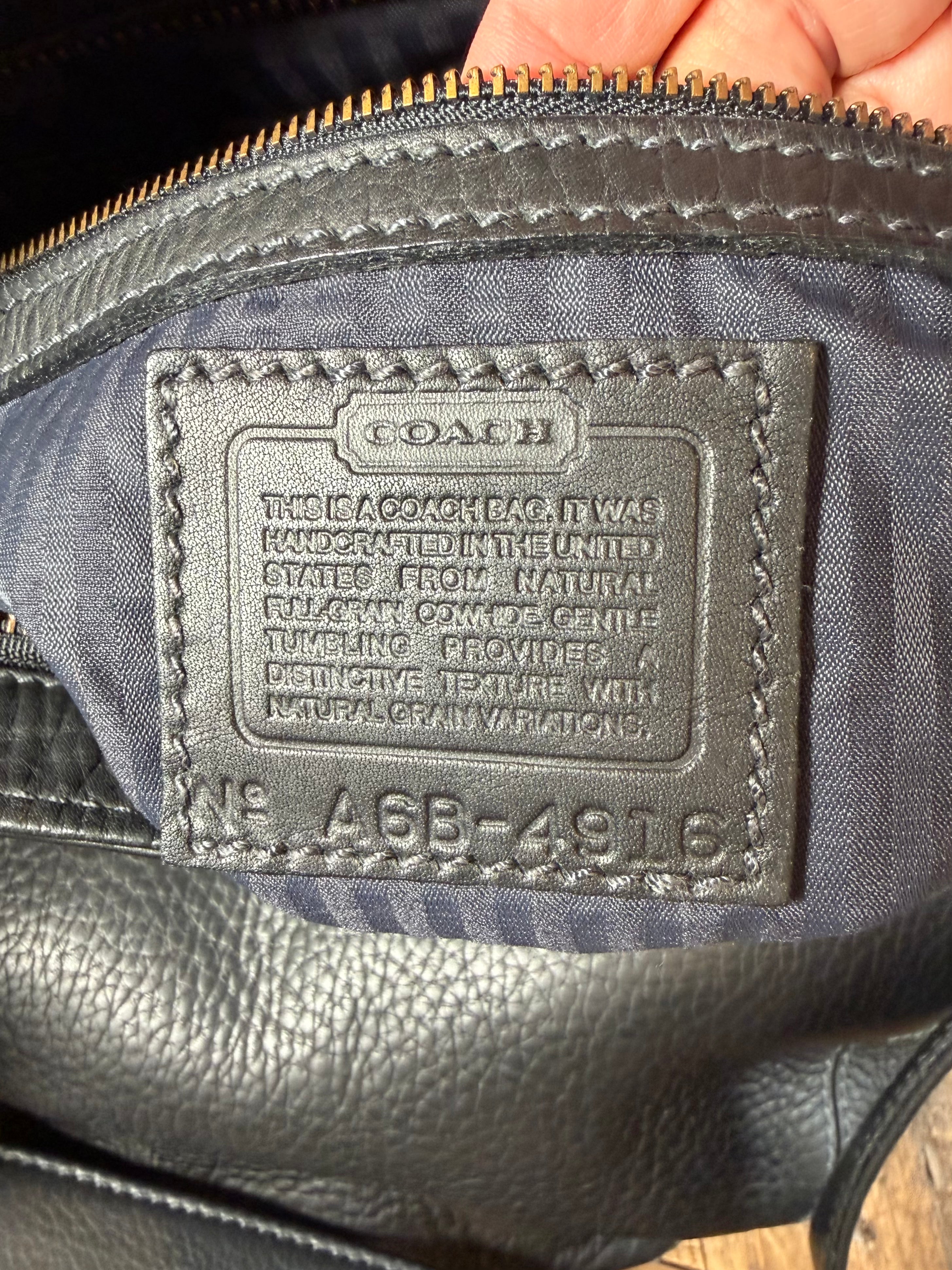 Vintage Coach Sonoma Bucket Bag (1996)