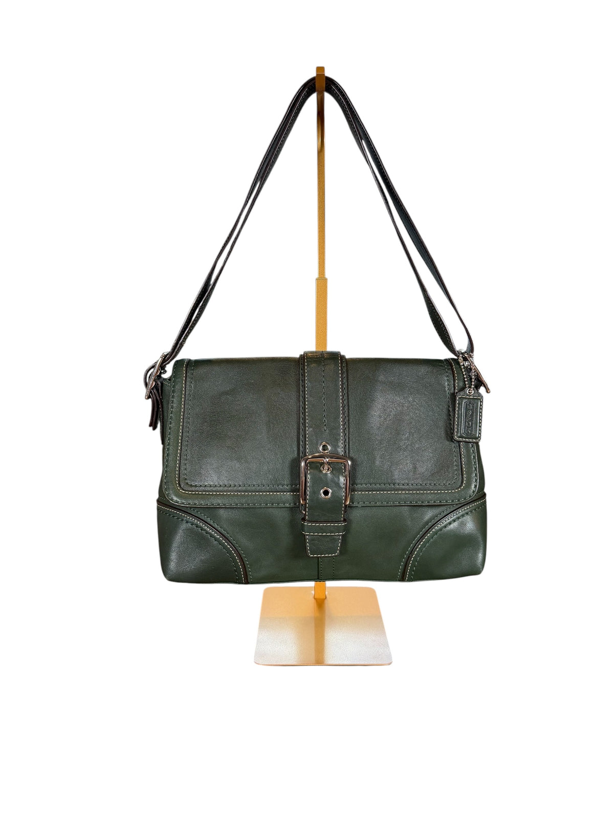 Coach Hampton Buckle Flap Shoulder Bag (2008)