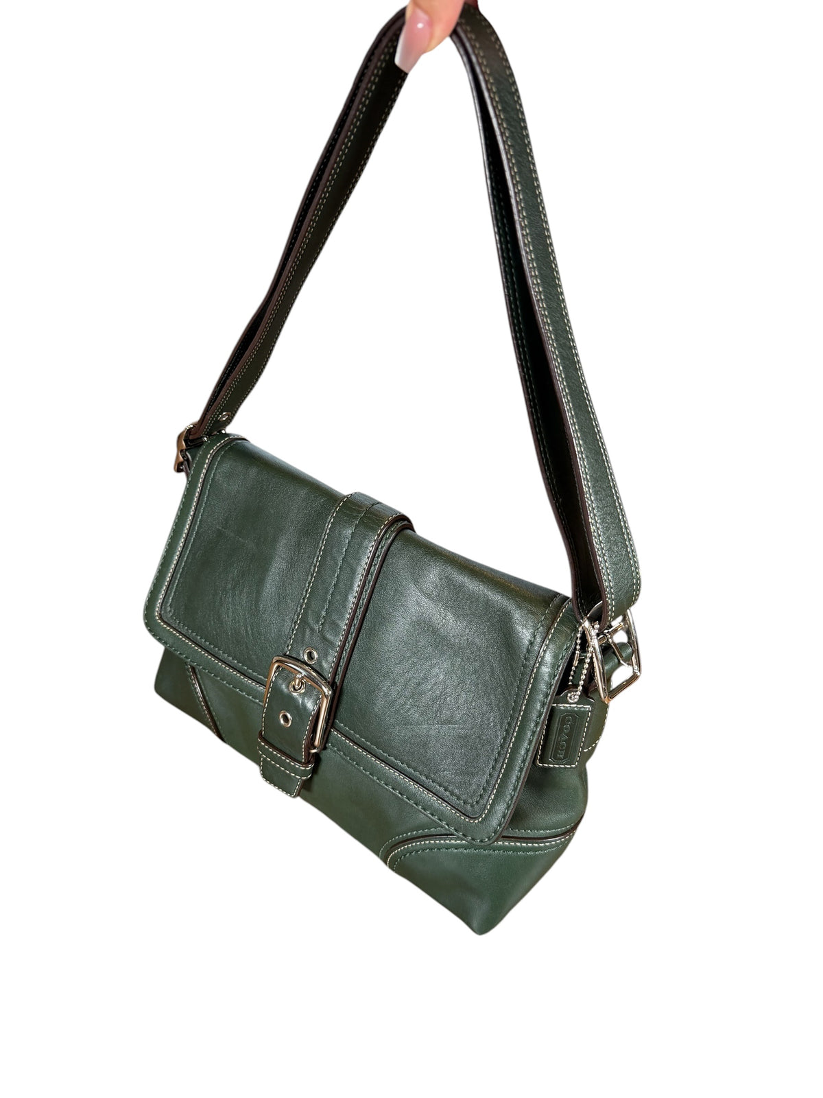 Coach Hampton Buckle Flap Shoulder Bag (2008)