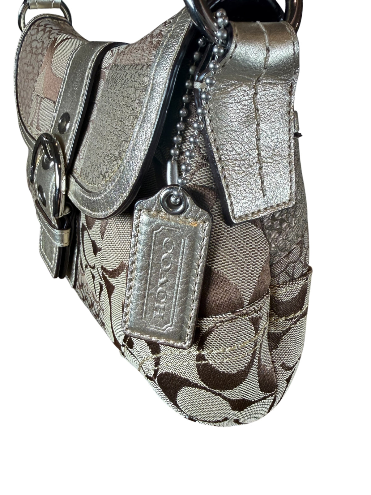 RARE Coach Soho Signature Patchwork Flap Shoulder Bag (2008)