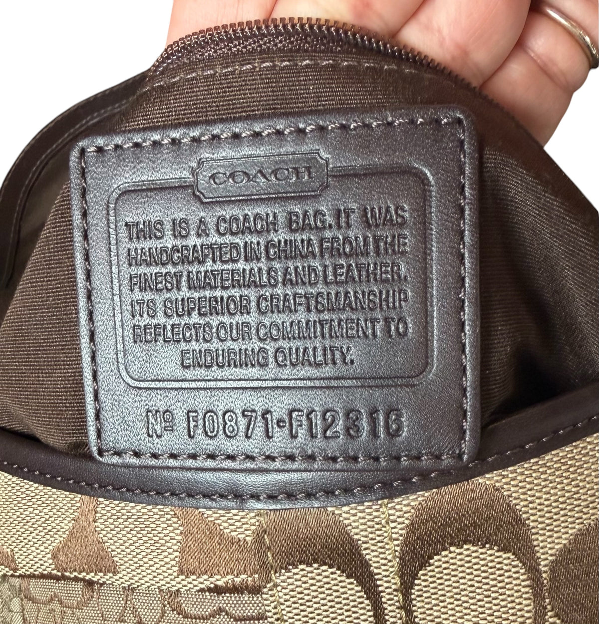 RARE Coach Soho Signature Patchwork Flap Shoulder Bag (2008)