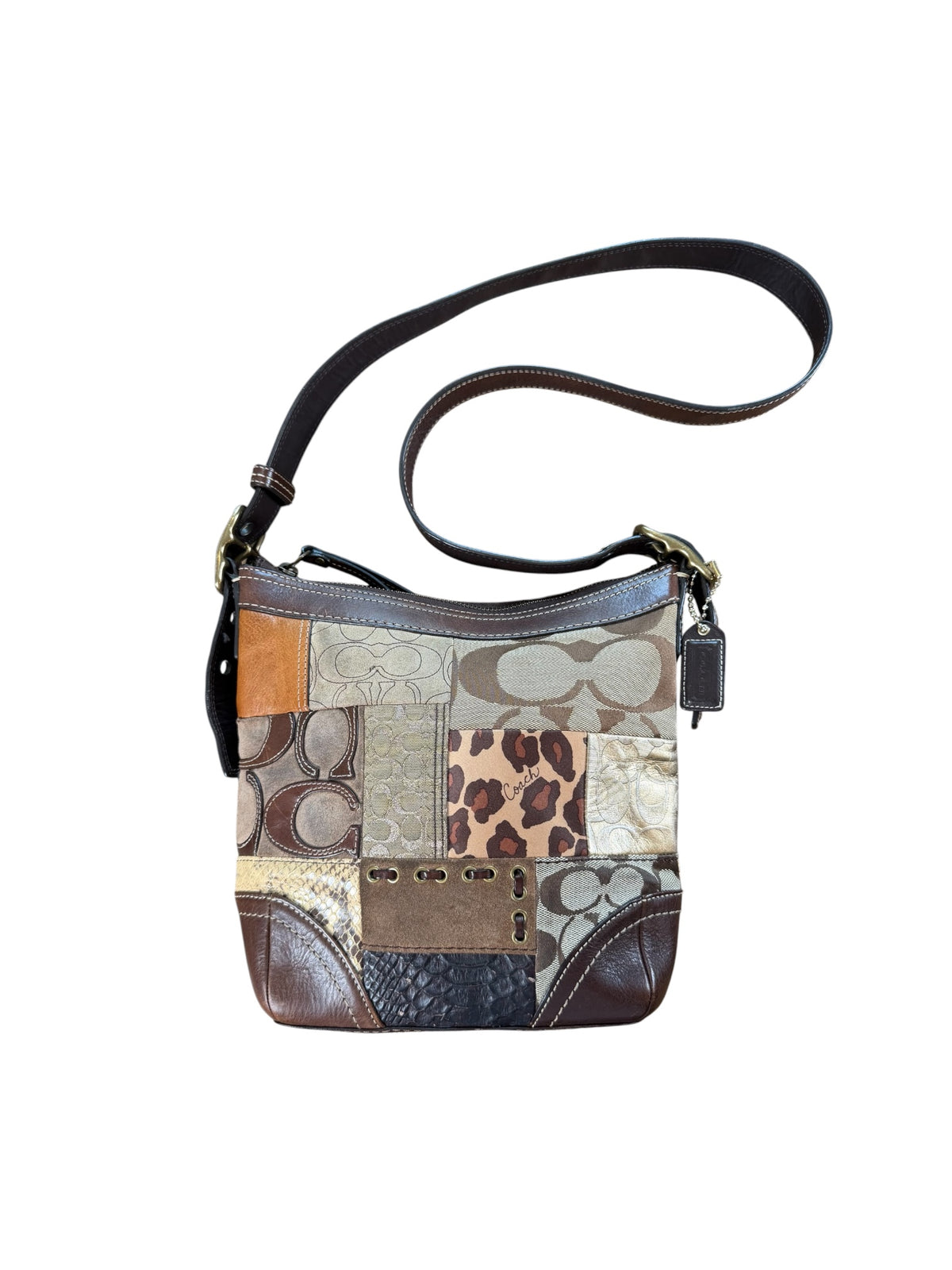 Coach Signature Patchwork Shoulder/Crossbody Bag (2007)