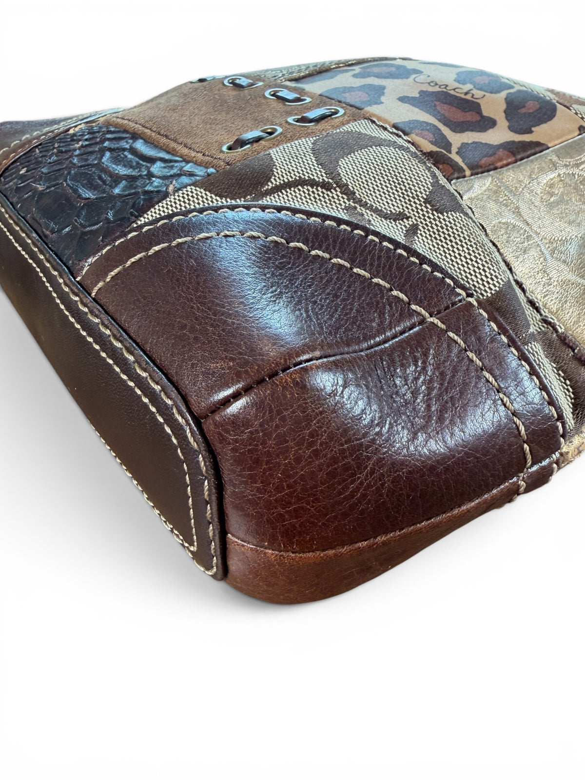 Coach Signature Patchwork Shoulder/Crossbody Bag (2007)
