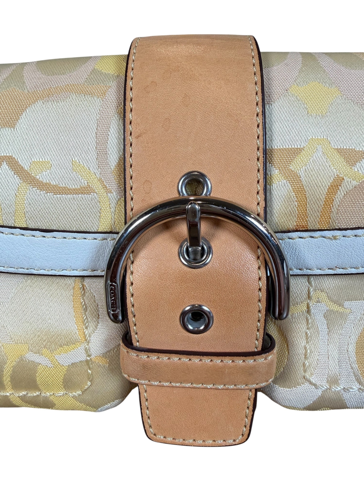 Rare Vintage Coach Yellow Optic Coach Soho Bag (2004)