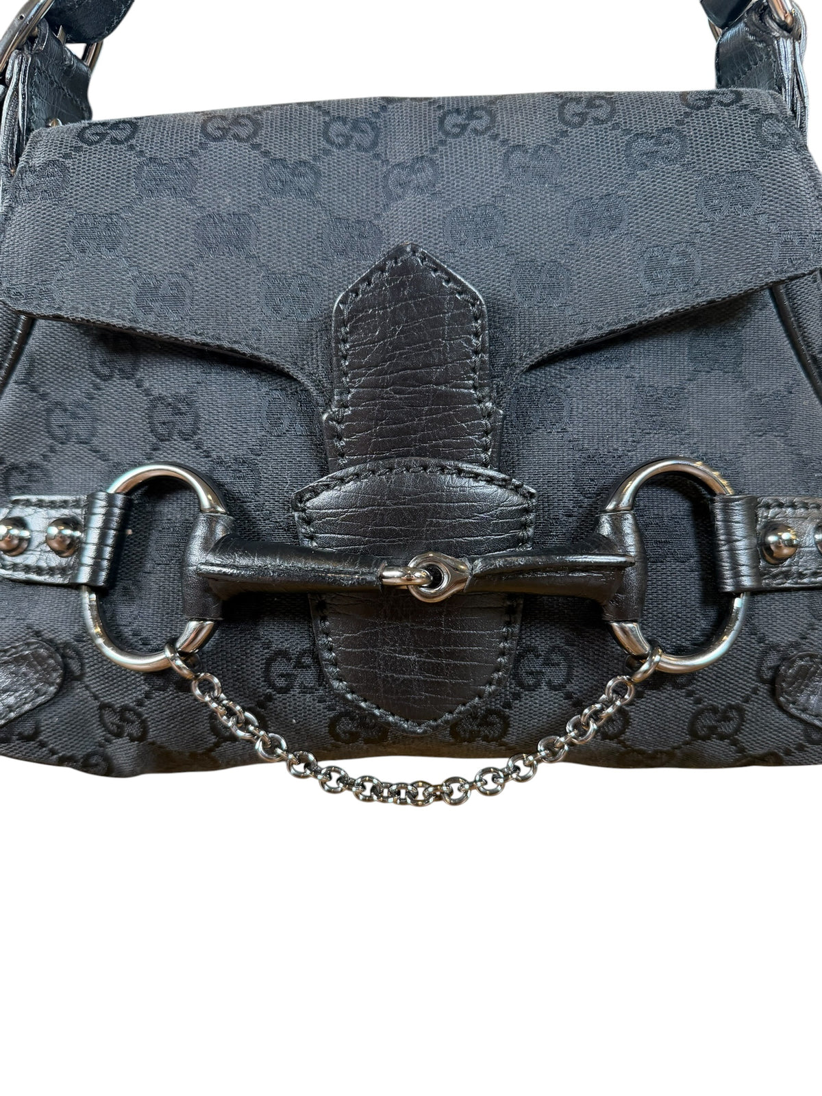 Vintage Gucci Horsebit Chain Shoulder Bag (2003)