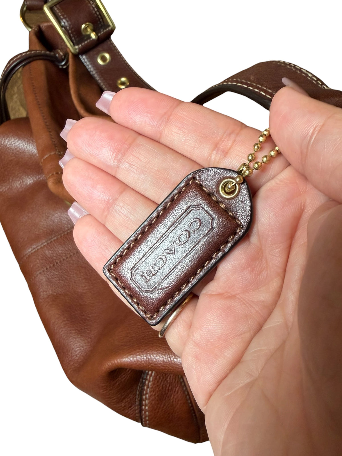 Coach Hamptons Ergo Leather Hobo Shoulder Bag (2008)