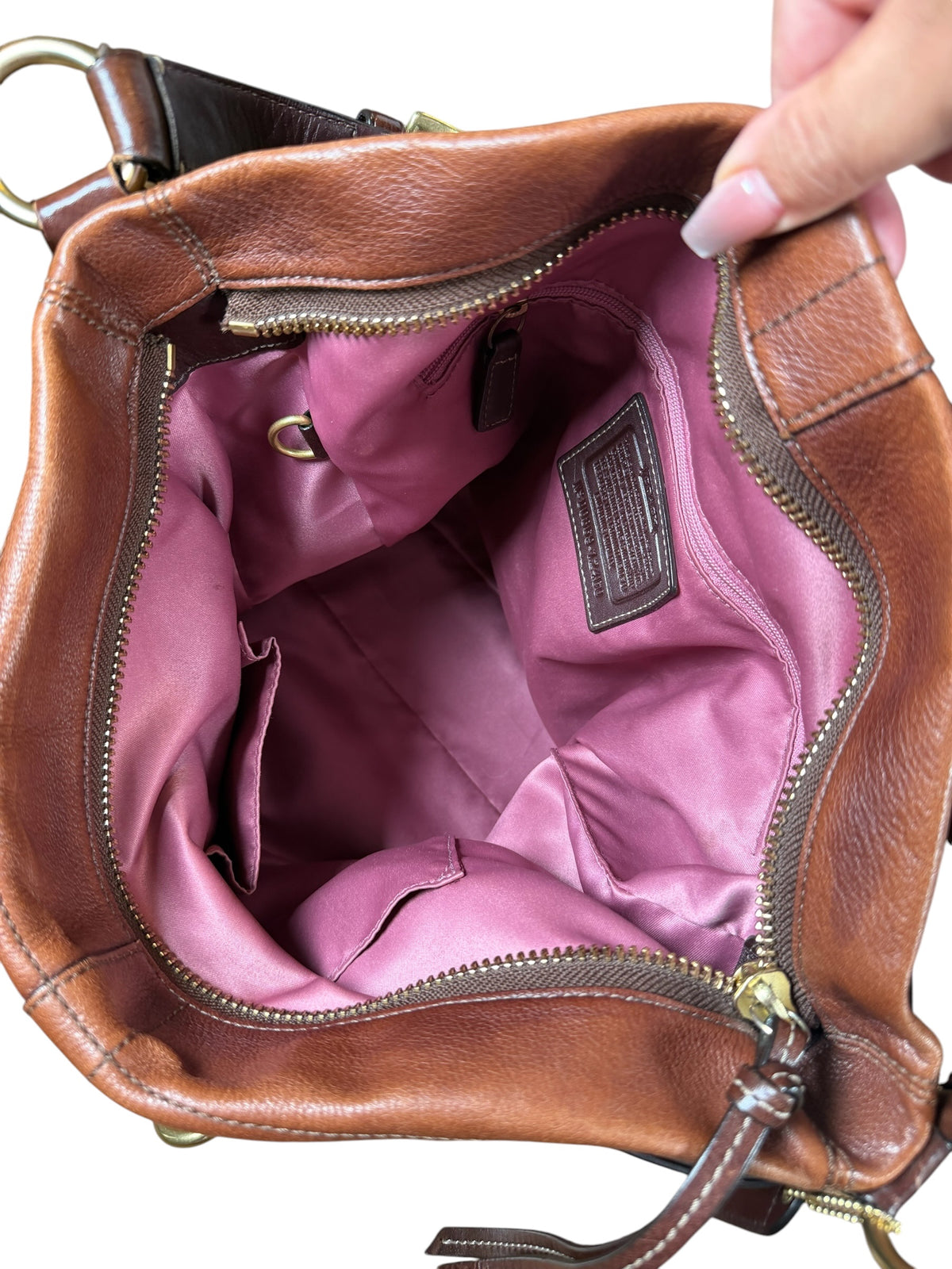 Coach Hamptons Ergo Leather Hobo Shoulder Bag (2008)
