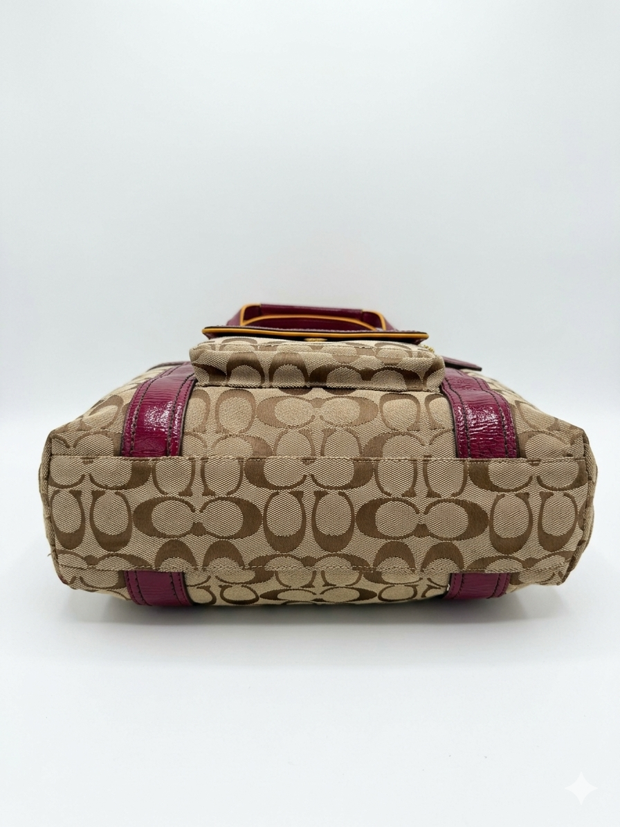 Coach Legacy 65th Anniversary Signature Turnlock Leather Shoulder Bag (2008)