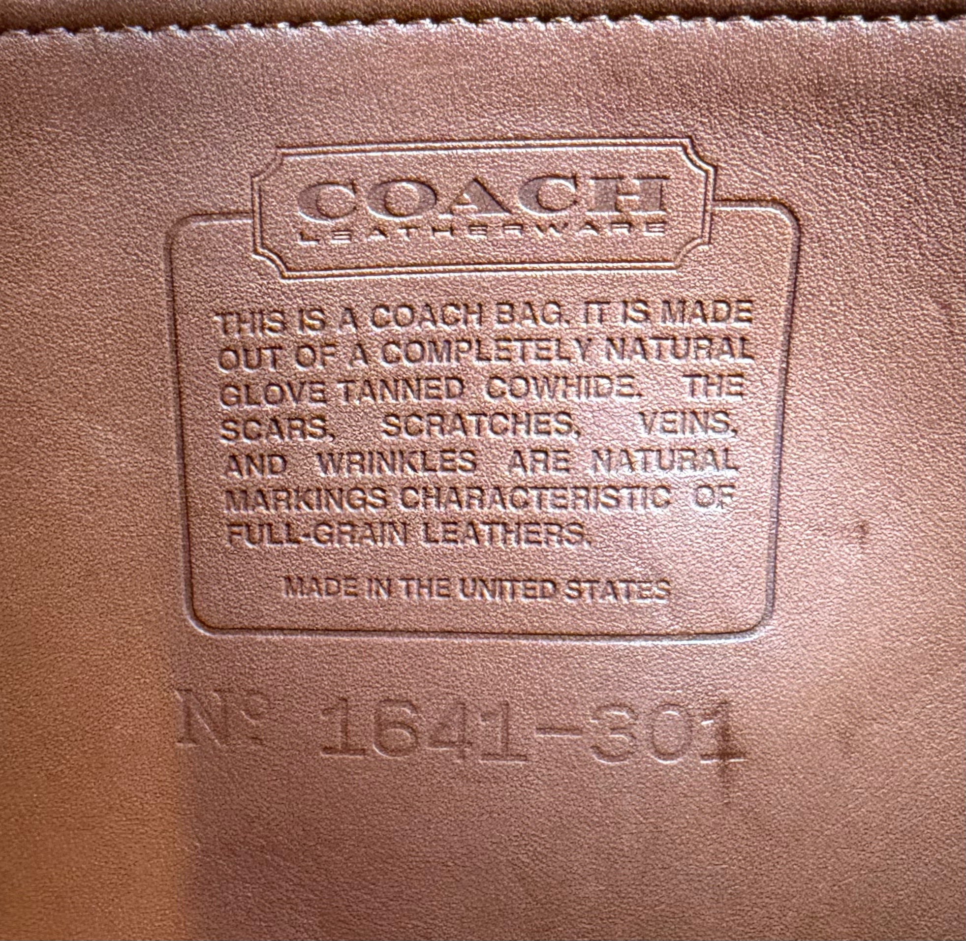 Vintage Coach Museum Bag (Pre-1994)