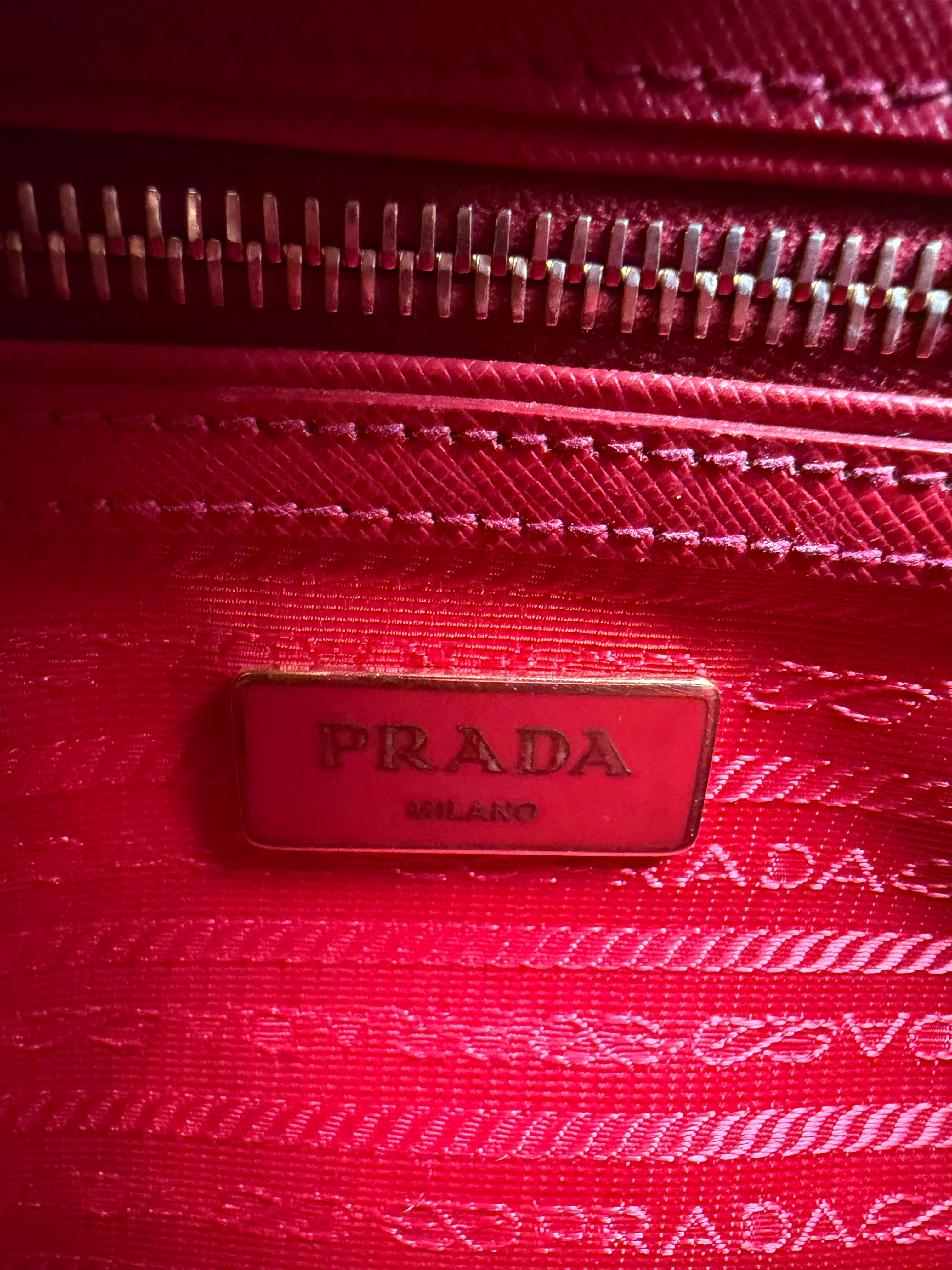Prada Galleria Double Zip Tote Bag