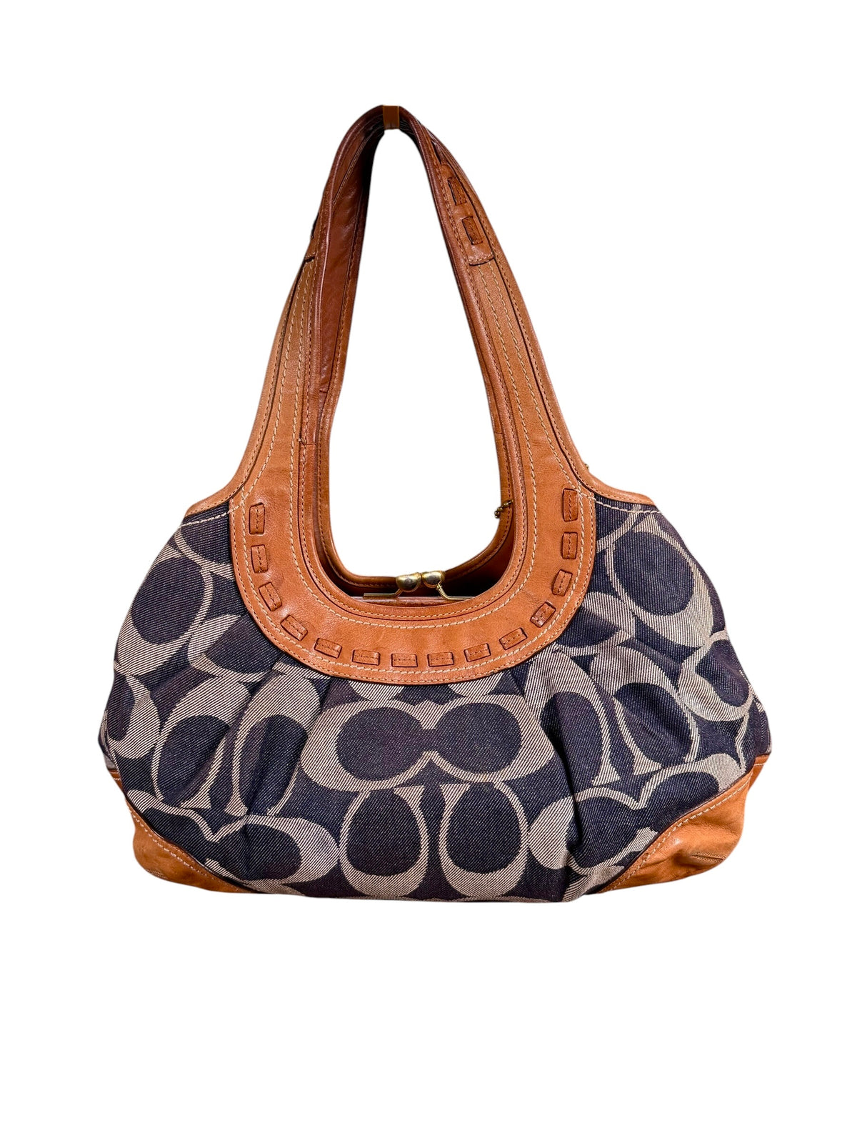 Rare Coach Denim Ergo Hobo Bag (2008)