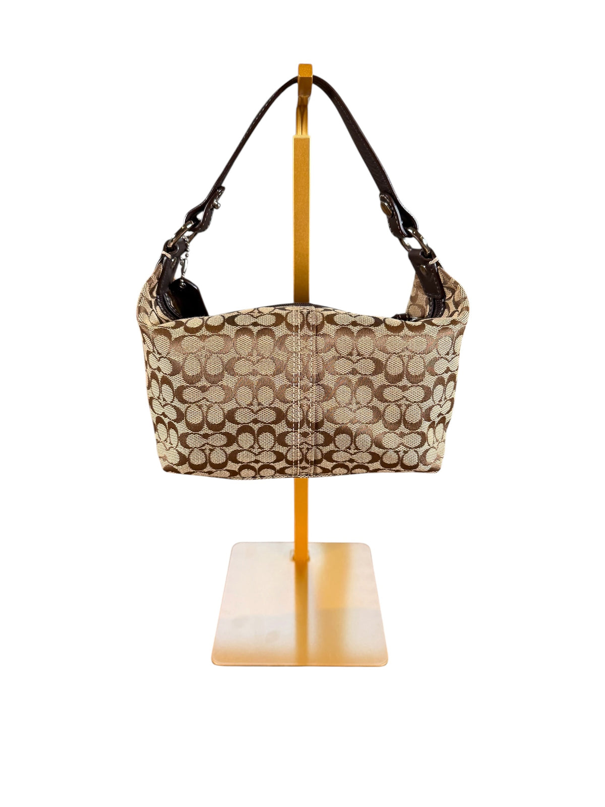 Vintage Coach Signature Demi Mini Hobo Bag