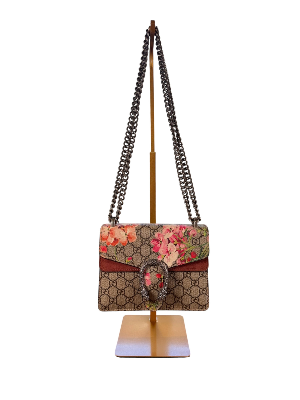 Gucci Dionysus Mini Blooms GG Supreme Monogram Bag