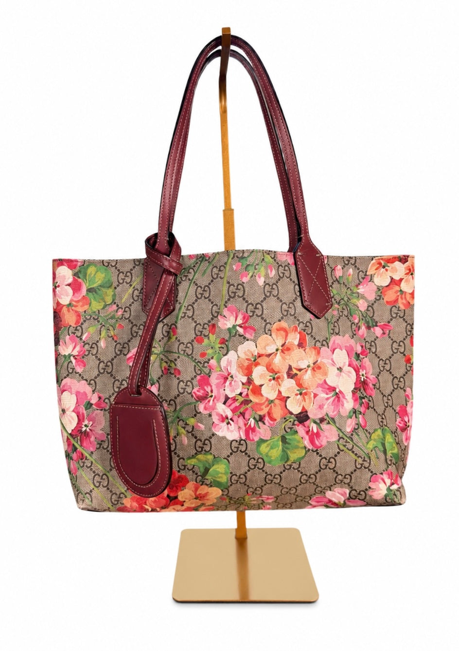 Gucci GG Supreme Blooms Reversible Tote Bag (2016)