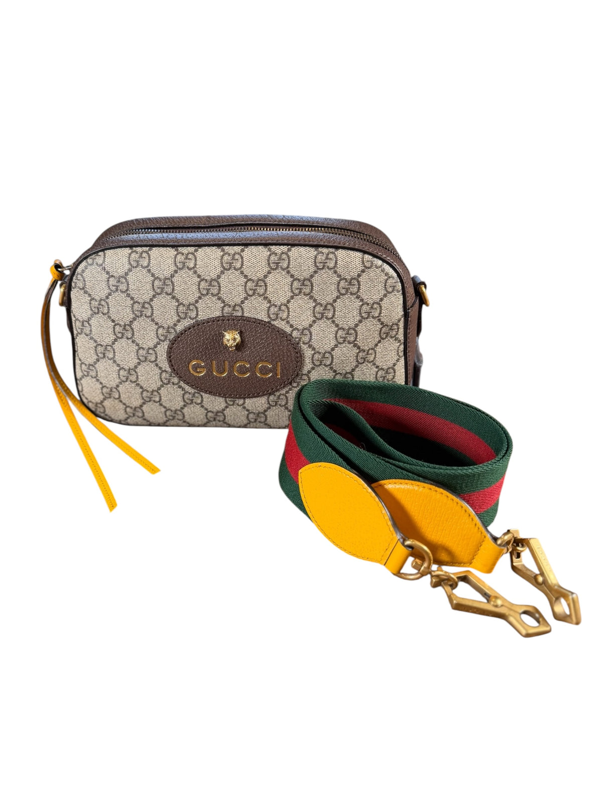 Vintage Gucci Neo GG Supreme Messenger Bag