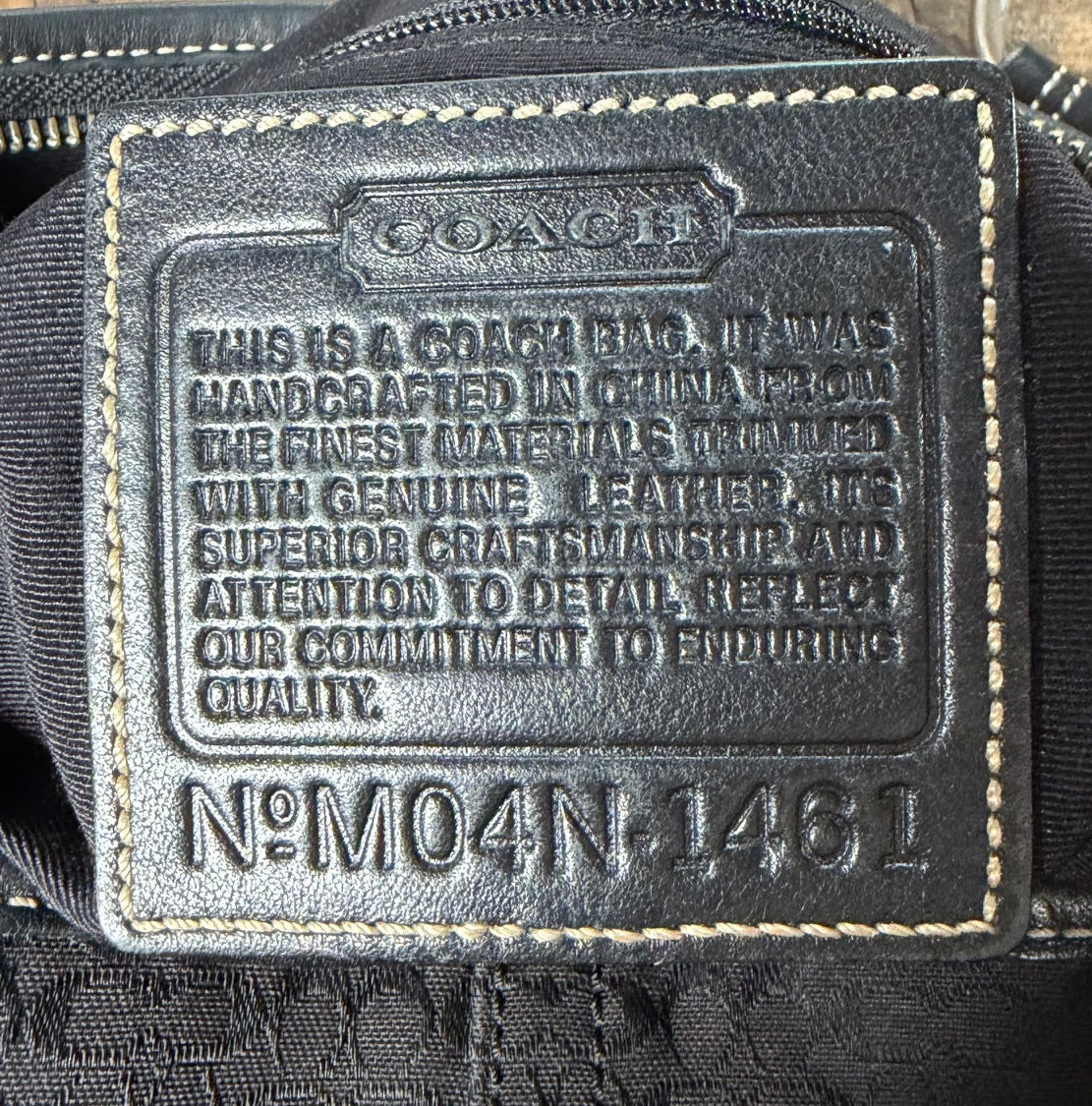 Vintage Y2K Coach Soho Signature Jacquard Hobo Bag (2004)