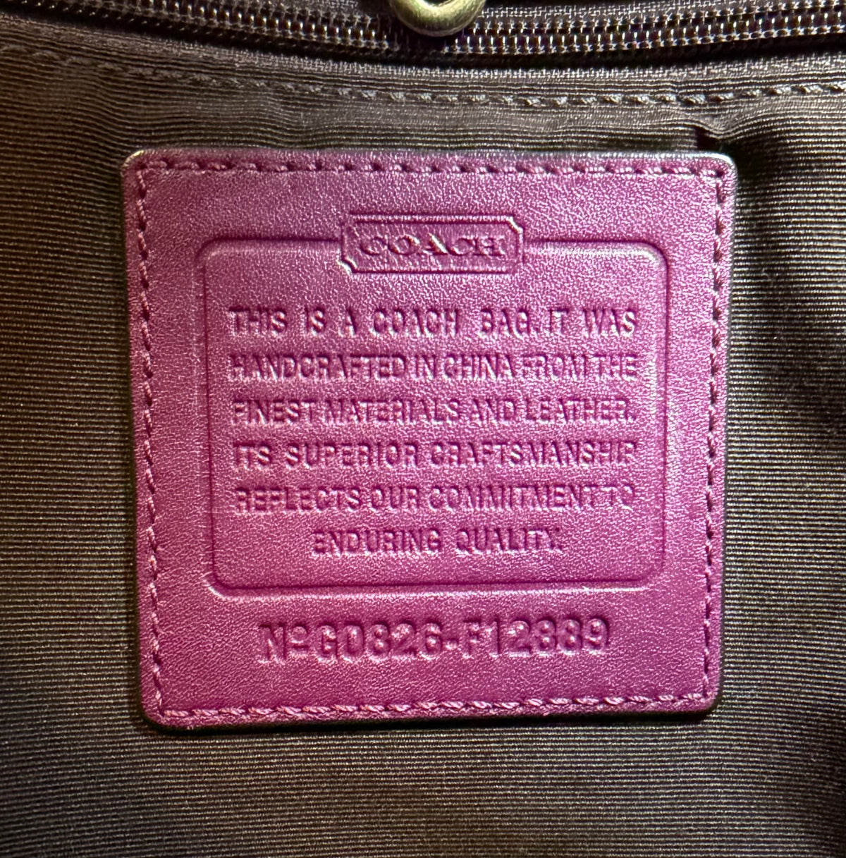 Coach Legacy 65th Anniversary Signature Turnlock Leather Shoulder Bag (2008)