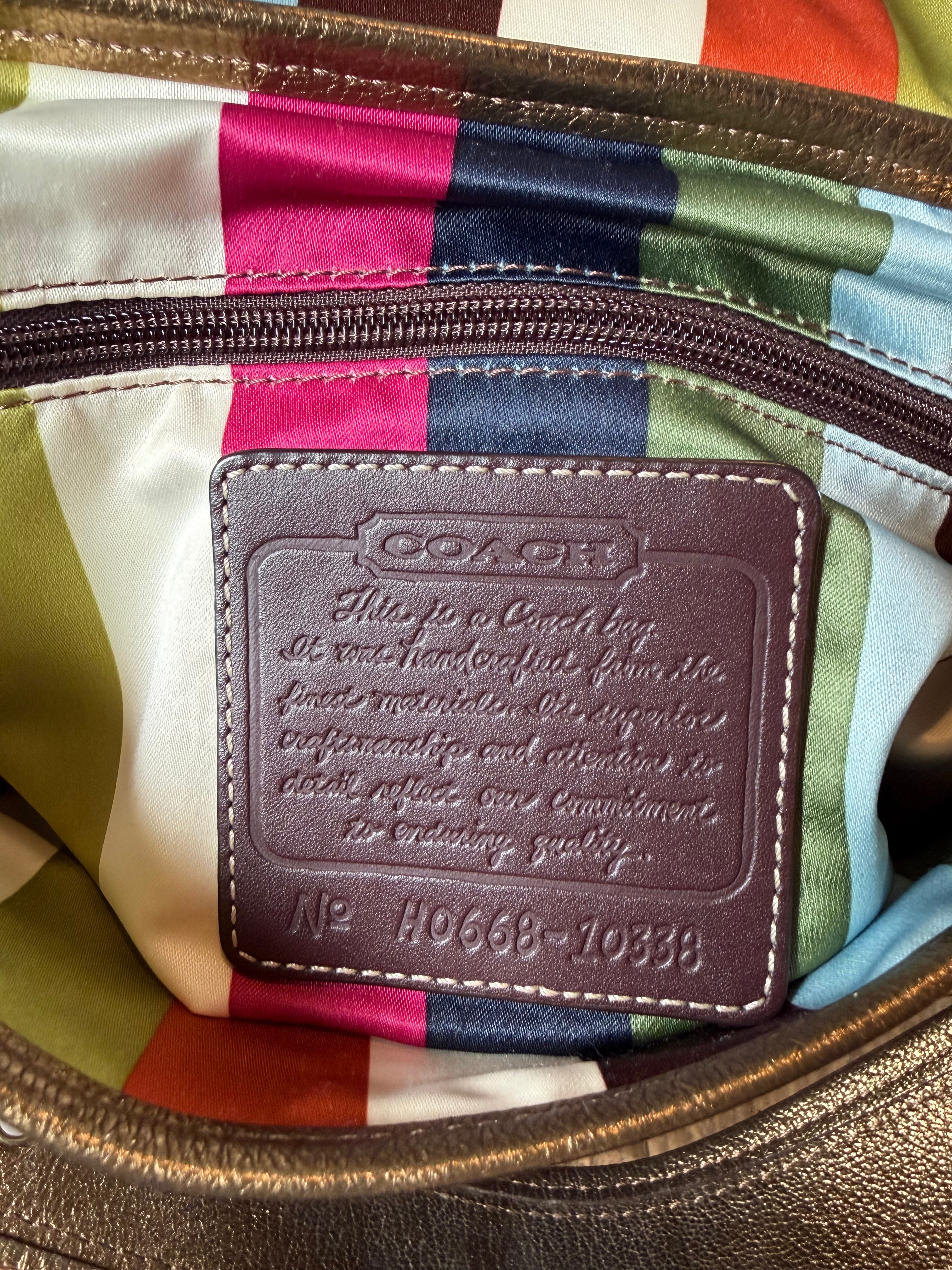 Vintage Limited Edition 65th Anniversary Coach Legacy Signature Ali Flap Shoulder Bag (2006)