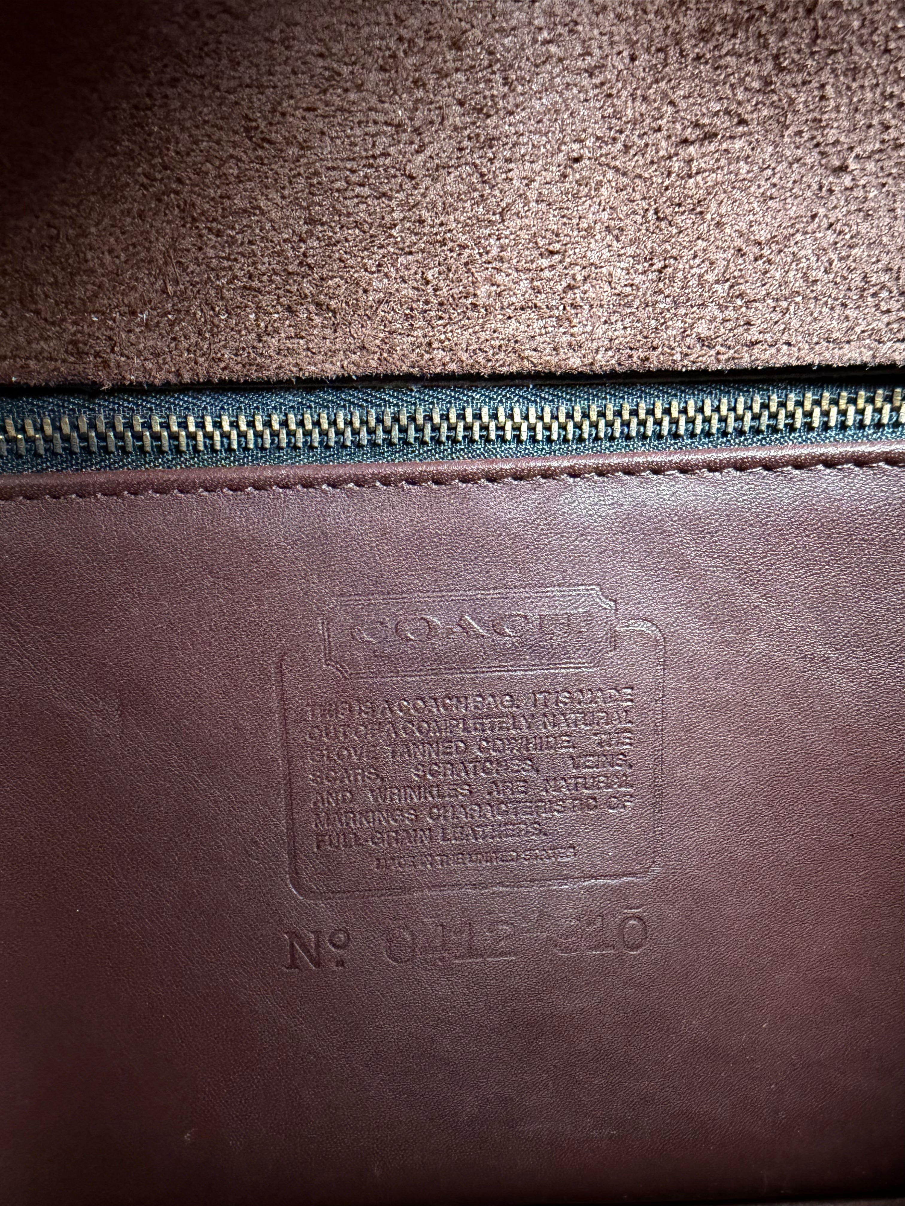 Vintage Coach City Bag (1989)