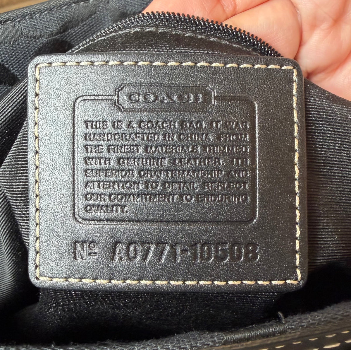 Coach Hamptons Signature Carryall Satchel (2007)