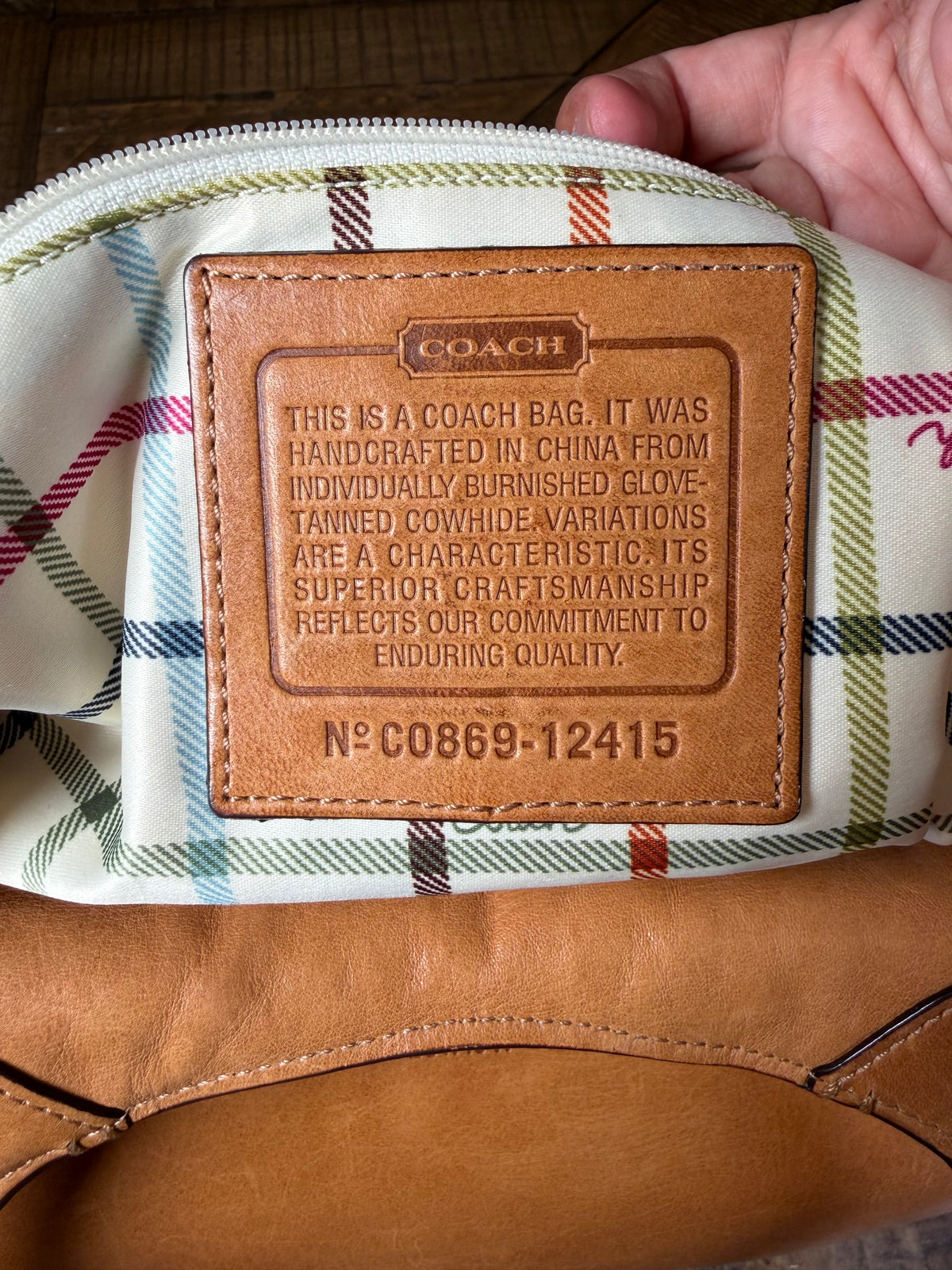 Coach Bleecker Legacy Leather Tote (2008)
