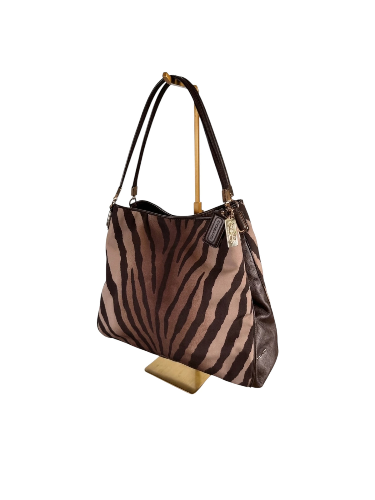 Coach Madison Zebra Print Phoebe Shoulder Bag (2013)