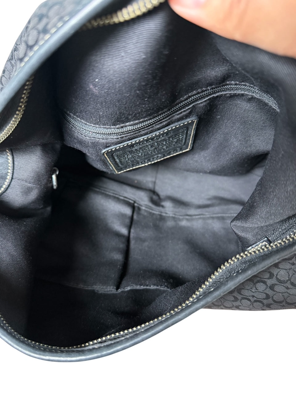 Vintage Y2K Coach Soho Signature Jacquard Hobo Bag (2004)