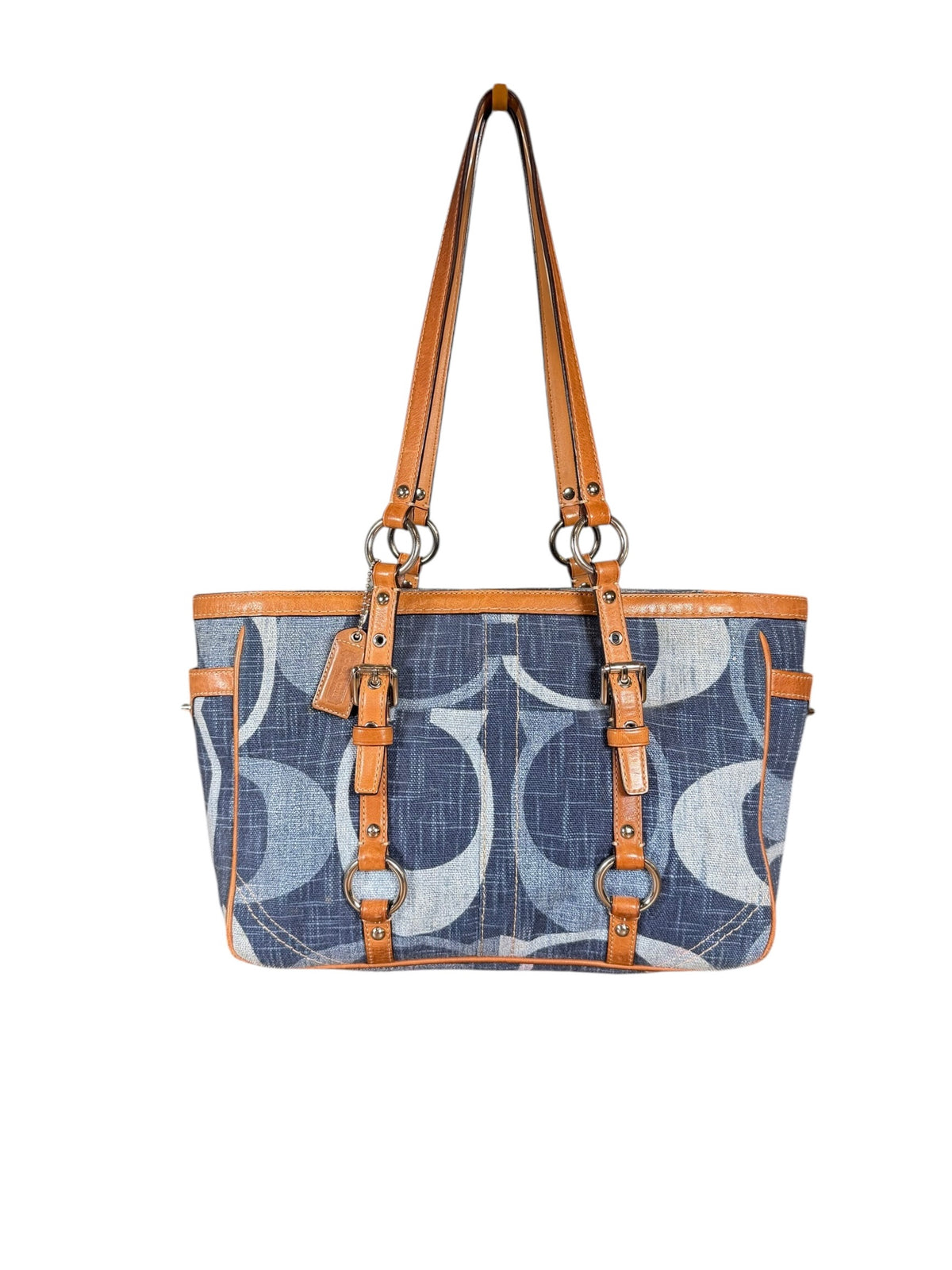 Coach Signature Tonal Denim Gallery Tote (2009)