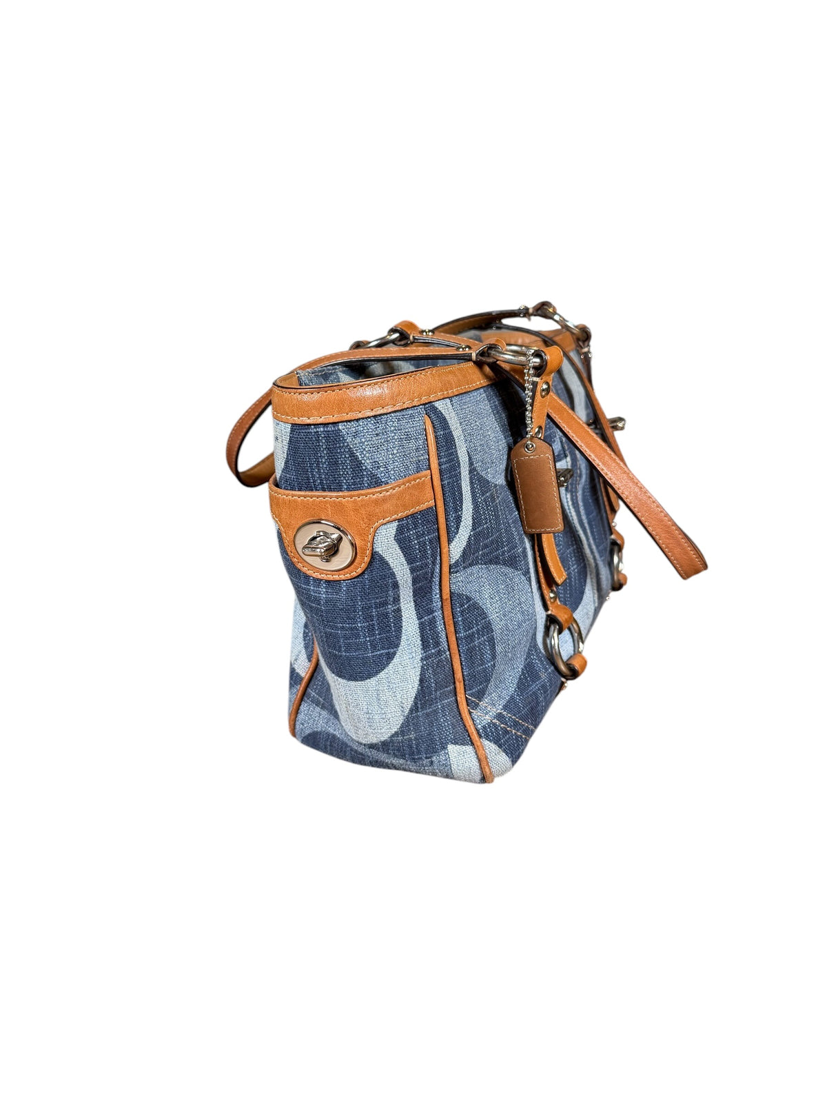 Coach Signature Tonal Denim Gallery Tote (2009)