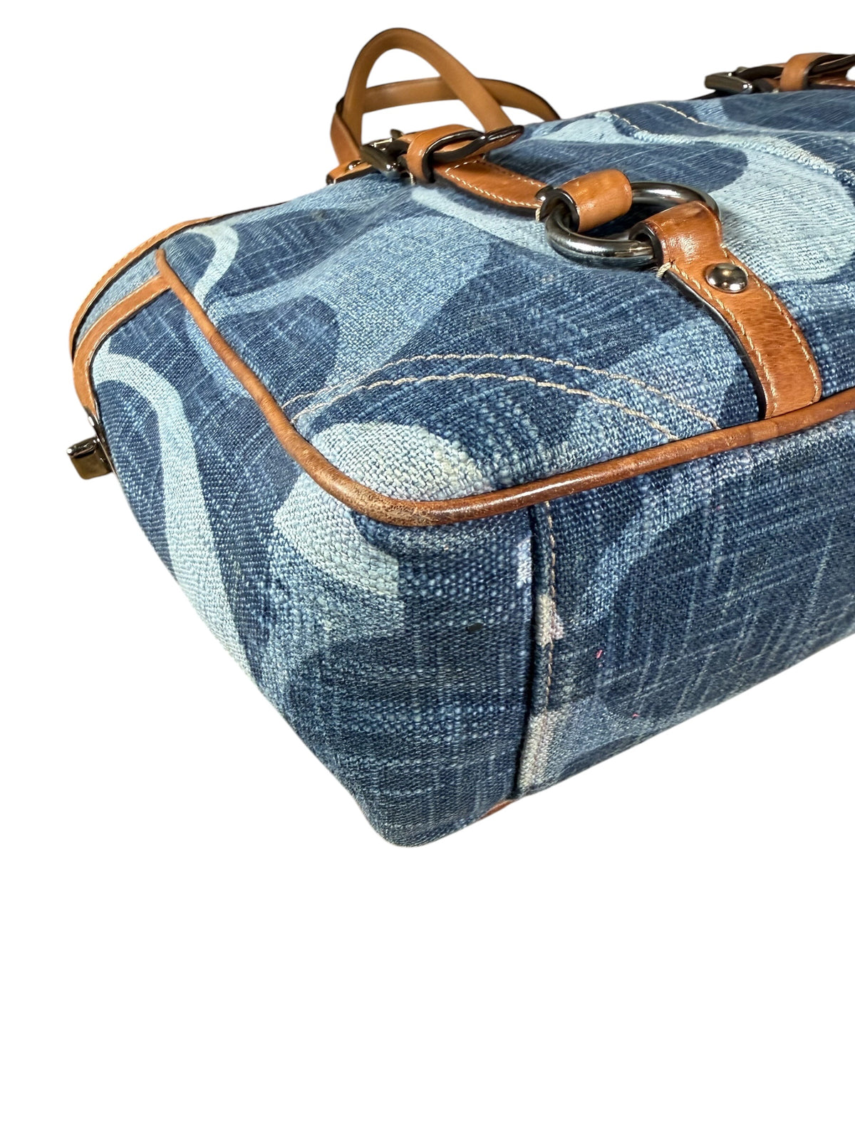 Coach Signature Tonal Denim Gallery Tote (2009)
