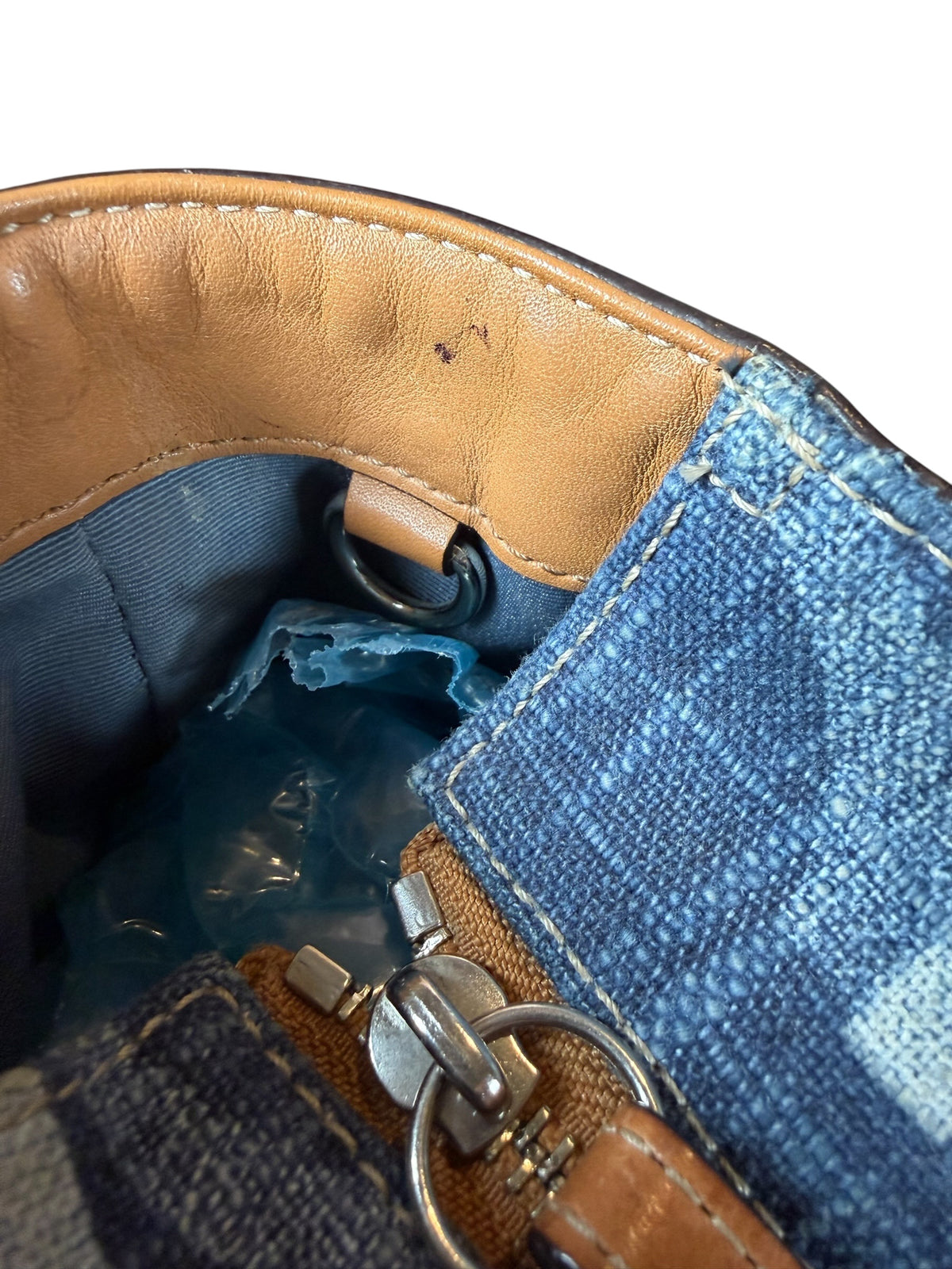 Coach Signature Tonal Denim Gallery Tote (2009)
