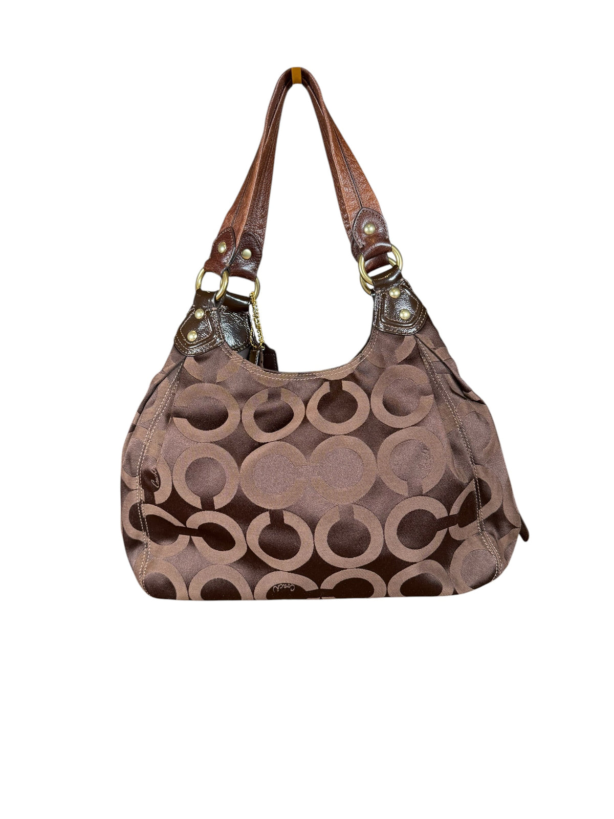 Coach Madison Maggie Op Art Signature Sateen Shoulder Bag (2009)