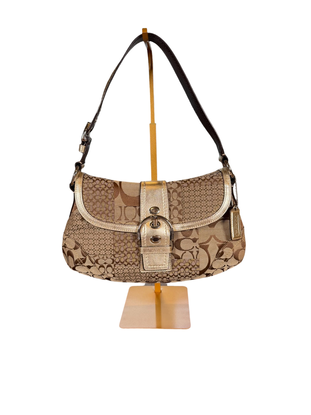 RARE Coach Soho Signature Patchwork Flap Shoulder Bag (2008)