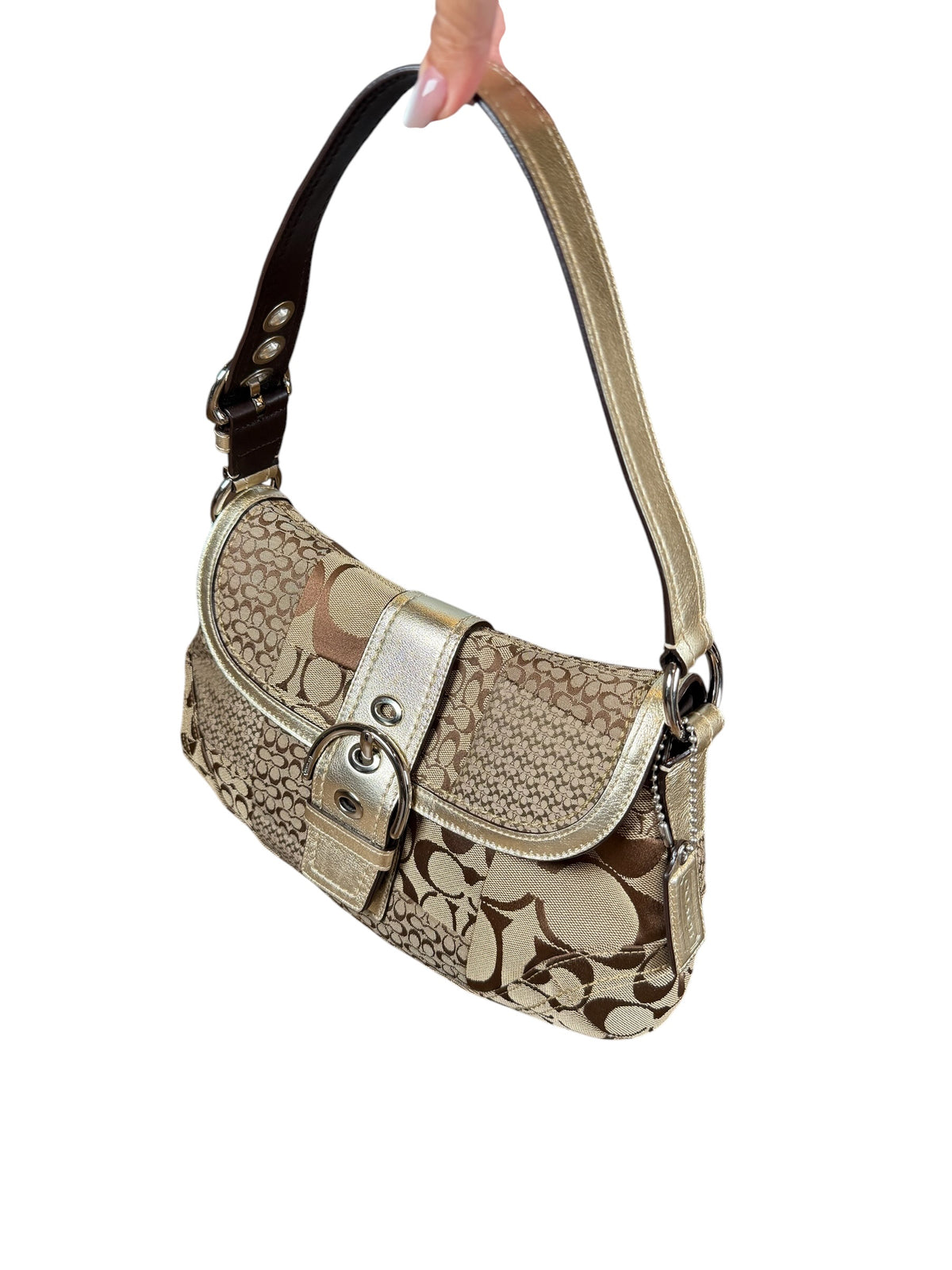 RARE Coach Soho Signature Patchwork Flap Shoulder Bag (2008)